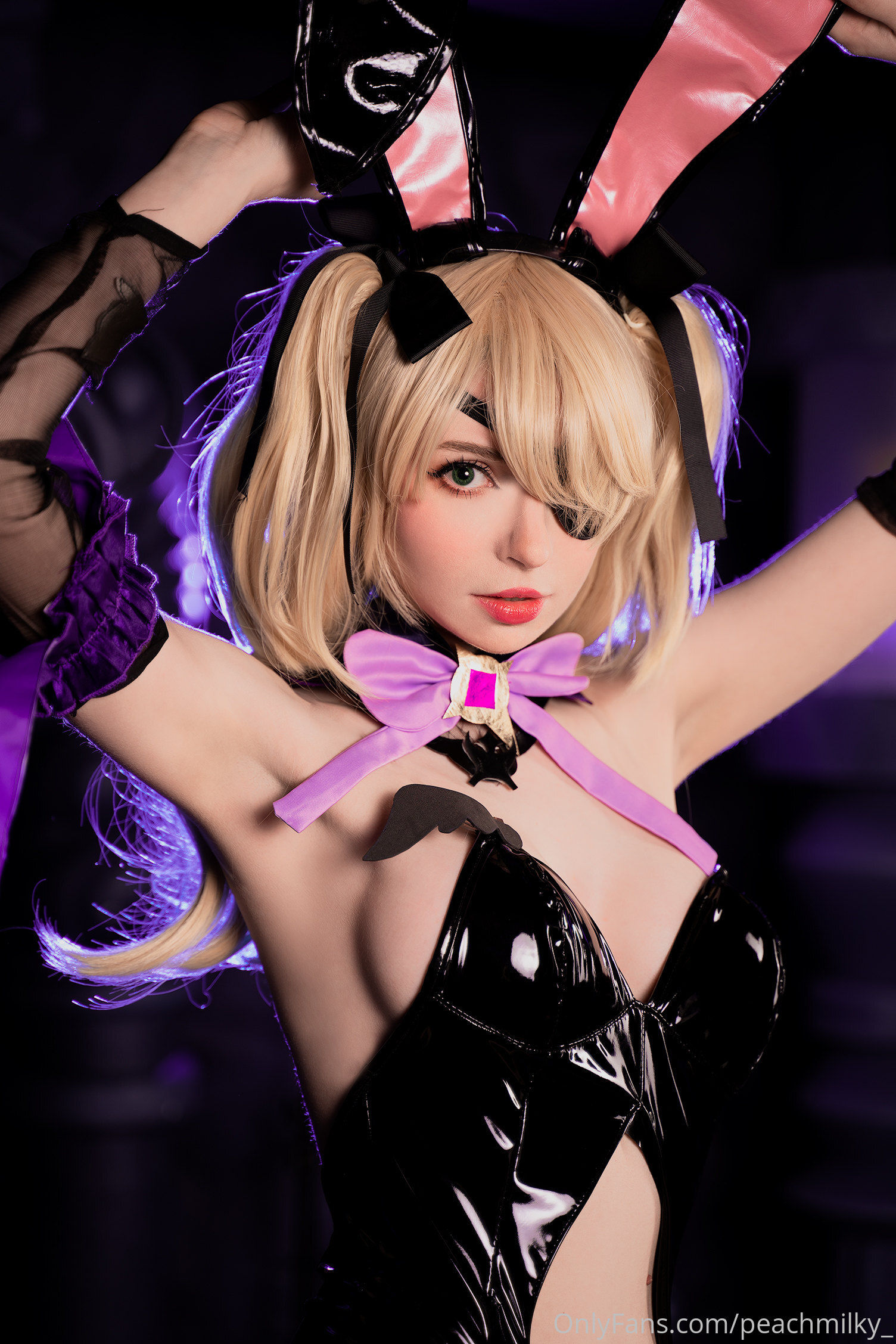 图片[1] - Peach milky - Fischl Playboy Bunny Genshin Impact [24P] - 机器猫次元 - 机器猫次元