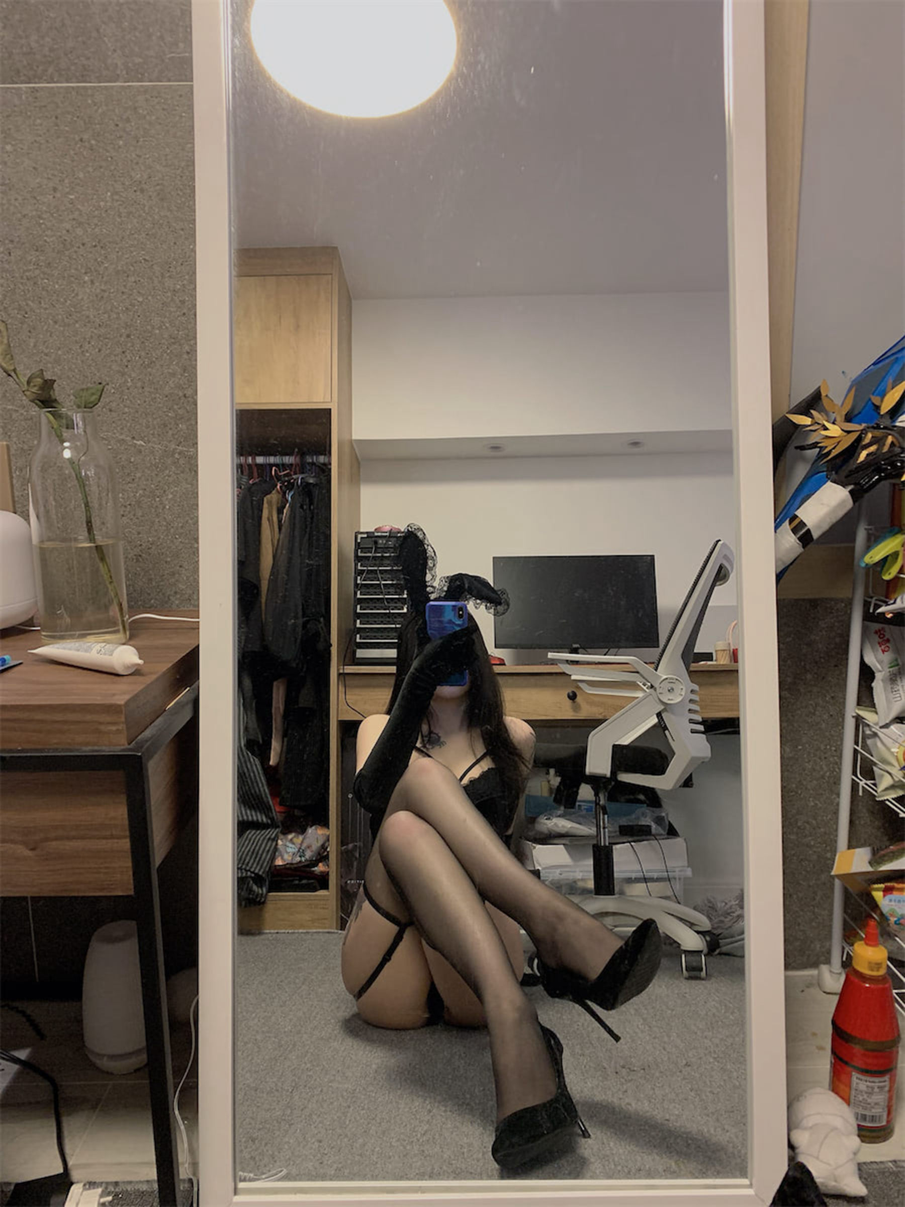 图片[3] - vams子 - 黑色兔女郎 [48P] - 机器猫次元 - 机器猫次元