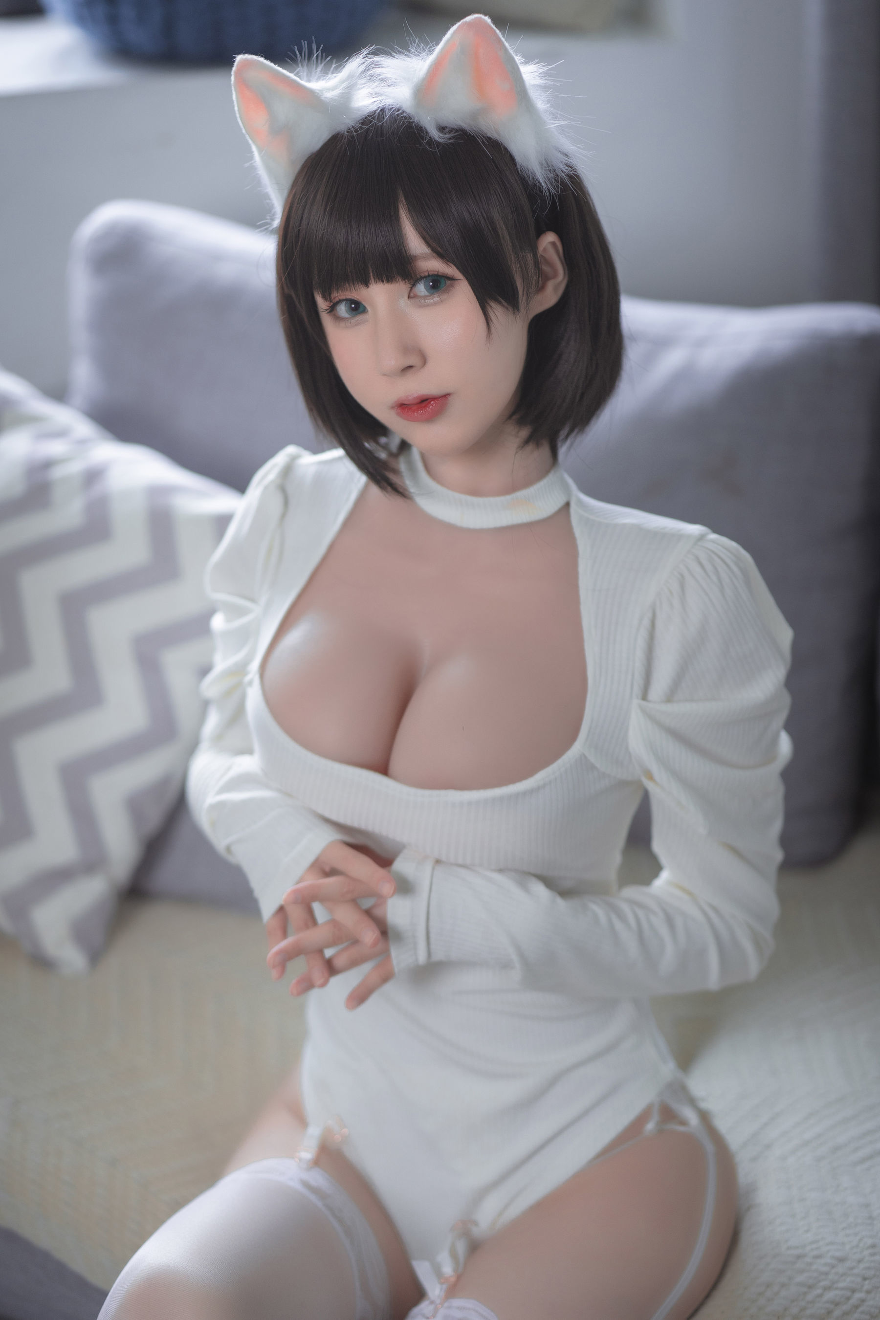 图片[1] - 西园寺南歌 - 白猫白色连体衣 [30P] - 机器猫次元 - 机器猫次元