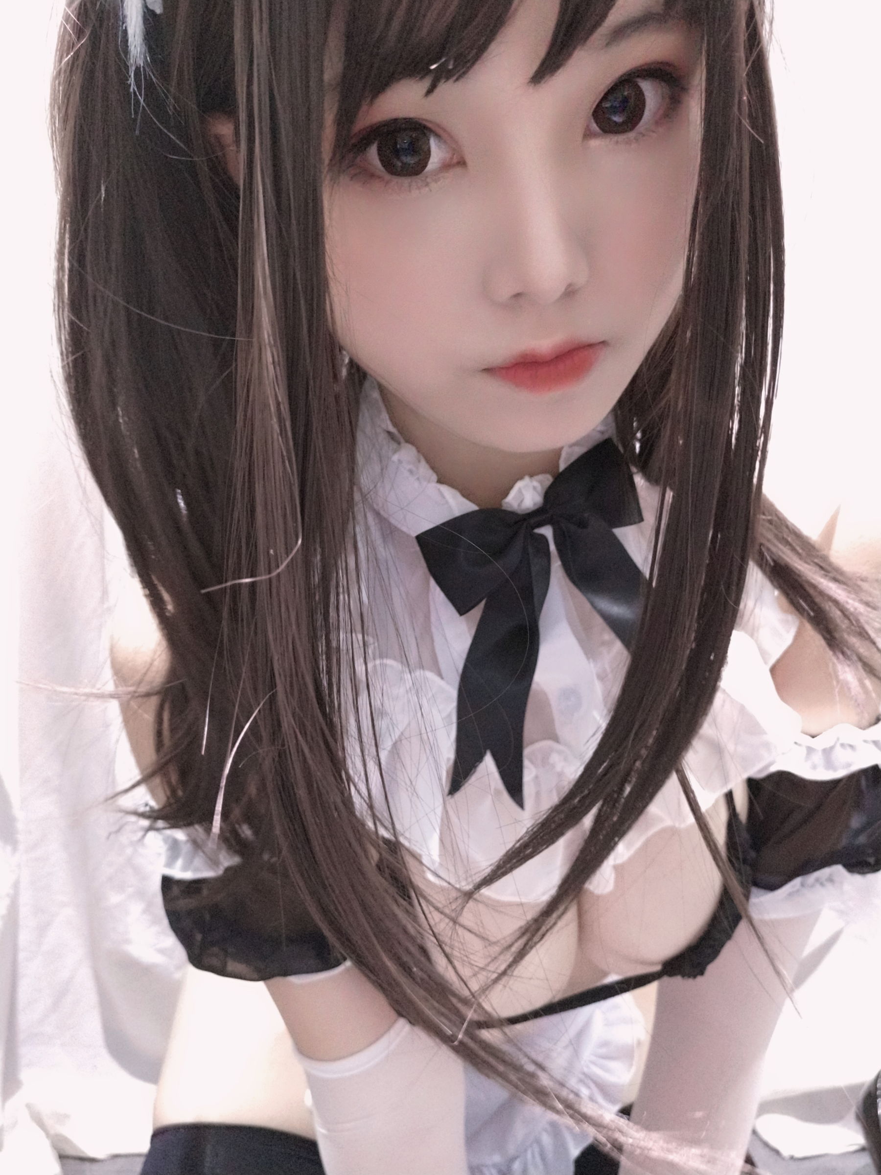 图片[1] - 蜜汁猫裘 黑白女仆 [25P] - 机器猫次元 - 机器猫次元