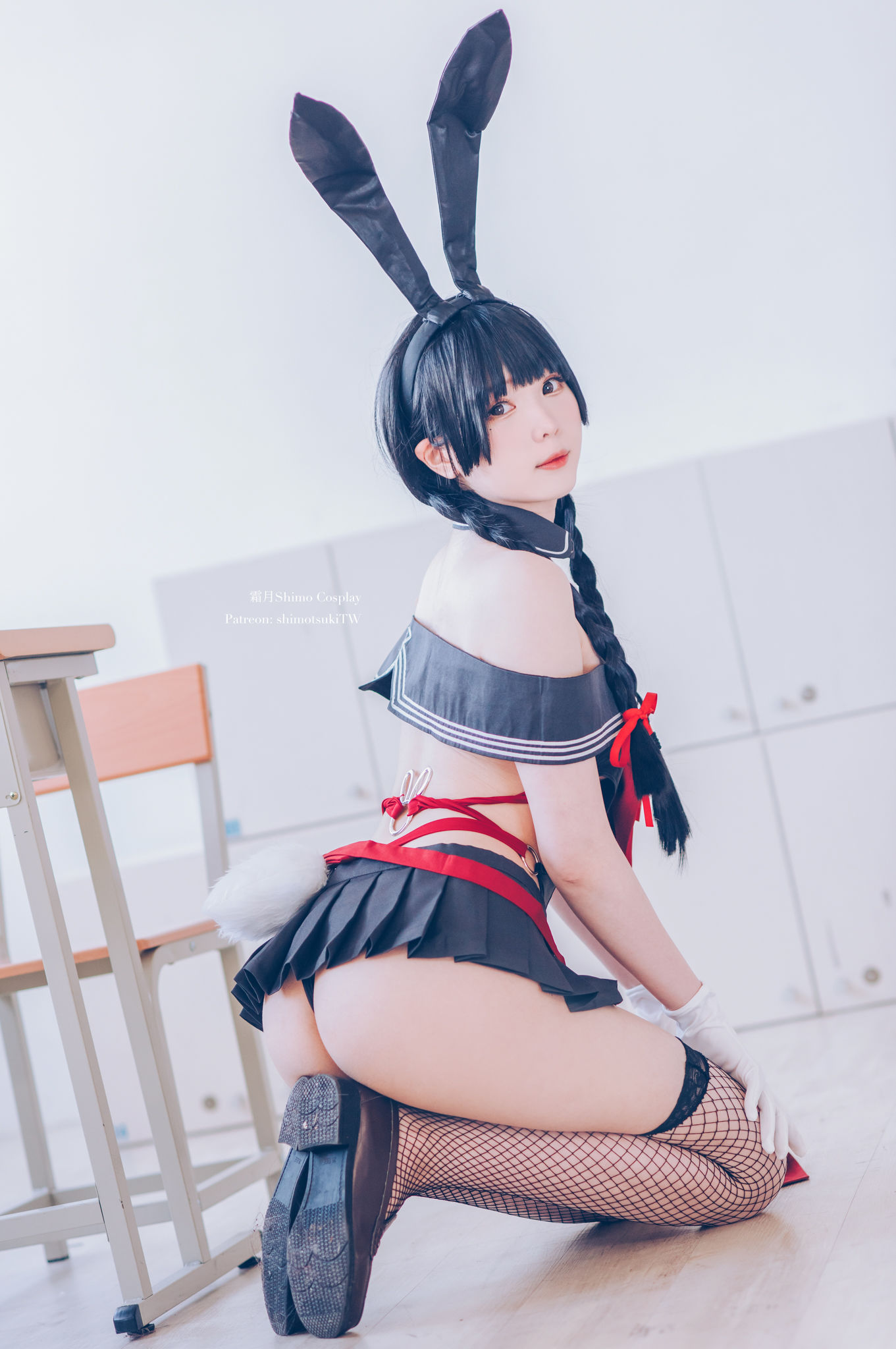 图片[3] - 霜月shimo - 卯月桃子 水手服兔女郎 [19P] - 机器猫次元 - 机器猫次元
