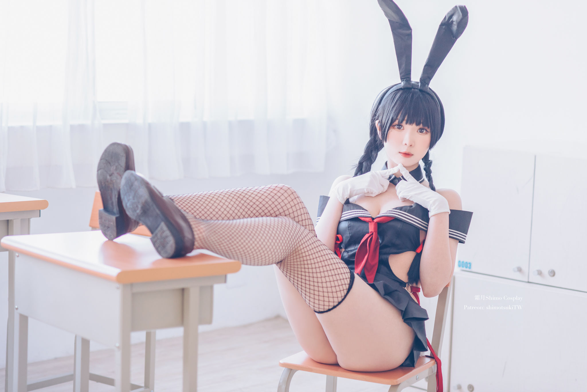 图片[4] - 霜月shimo - 卯月桃子 水手服兔女郎 [19P] - 机器猫次元 - 机器猫次元