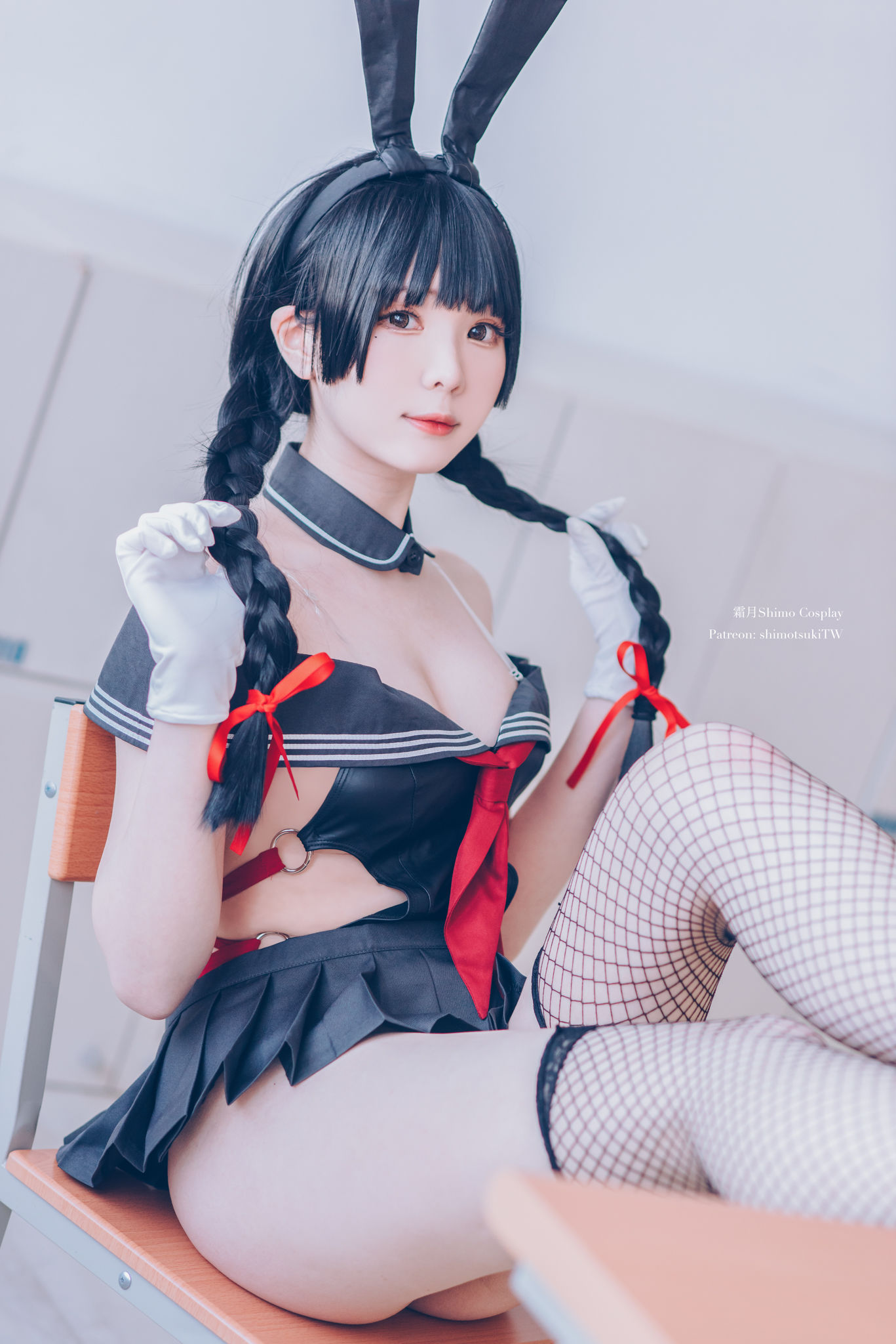 图片[5] - 霜月shimo - 卯月桃子 水手服兔女郎 [19P] - 机器猫次元 - 机器猫次元