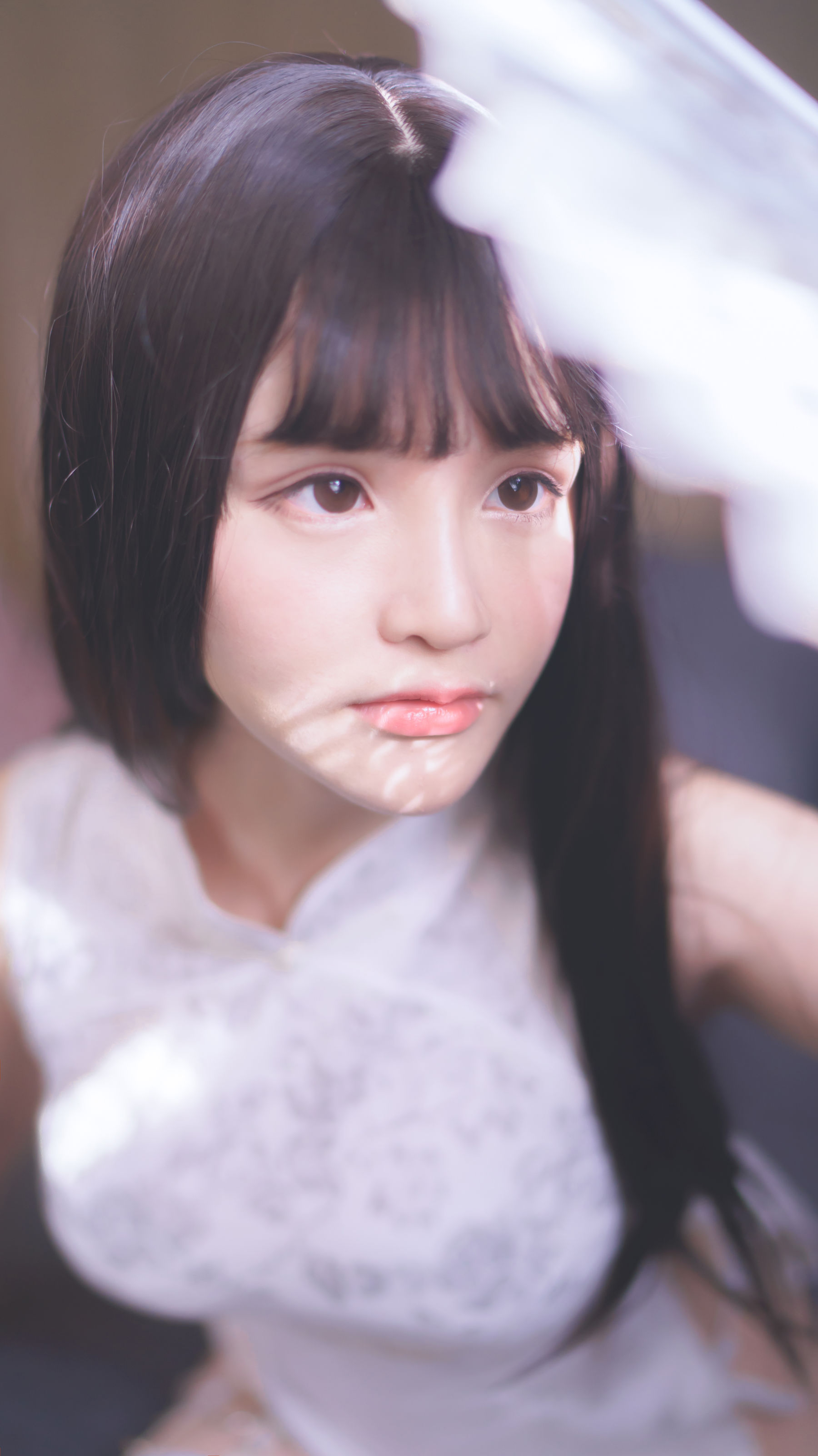 图片[1] - 前羽_rr - 白丝旗袍 [17P] - 机器猫次元 - 机器猫次元