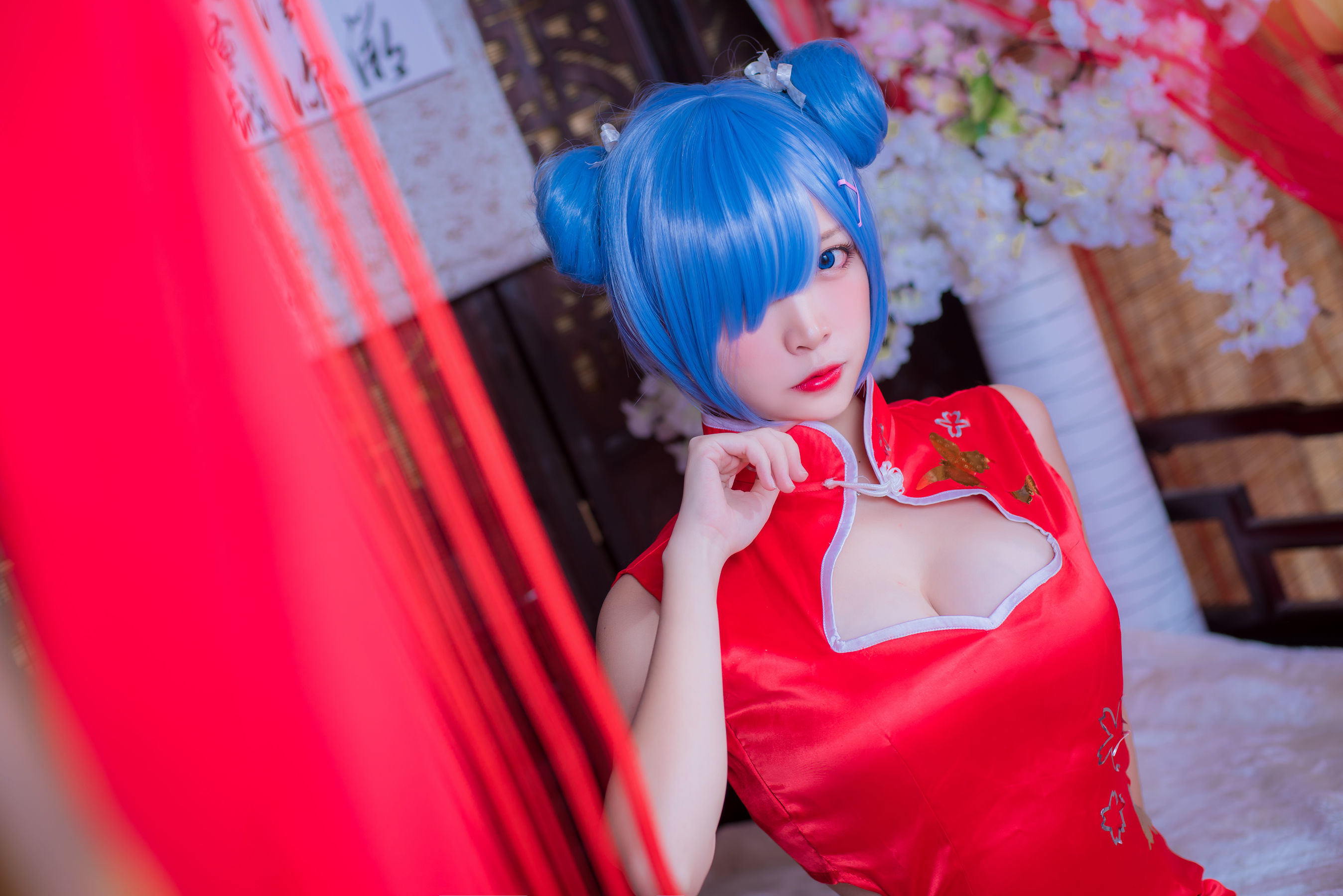 图片[2] - 二佐Nisa 蕾姆旗袍 [30P] - 机器猫次元 - 机器猫次元
