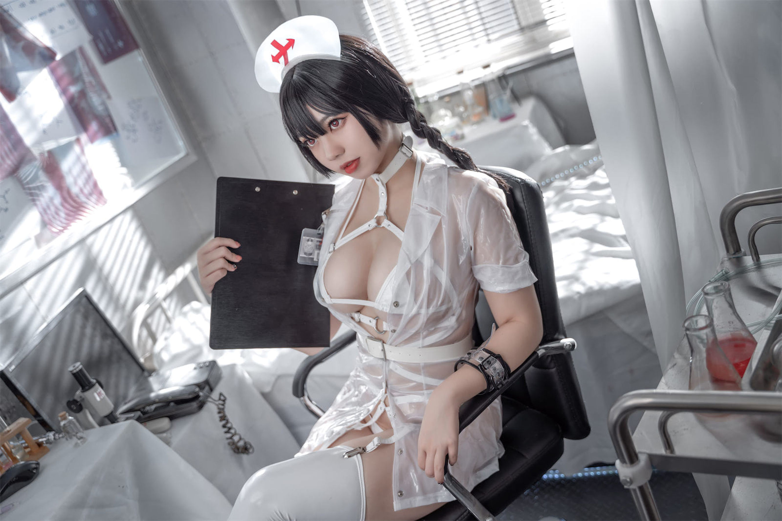 图片[1] - 啊日日_Ganlory - 未来白色护士 [52P] - 机器猫次元 - 机器猫次元