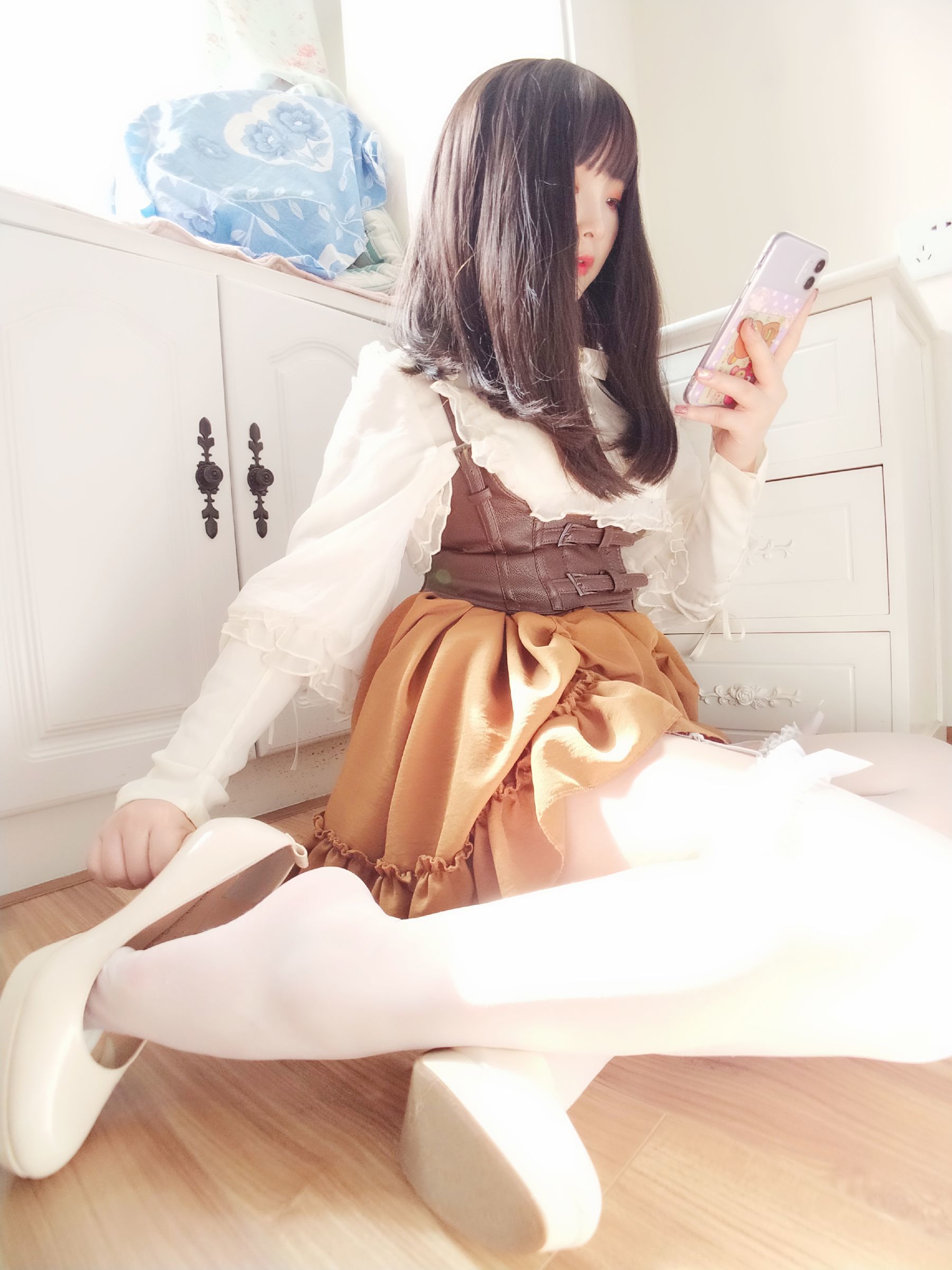 图片[5] - 古川kagura - 蕾丝长筒吊带丝袜 [38P] - 机器猫次元 - 机器猫次元