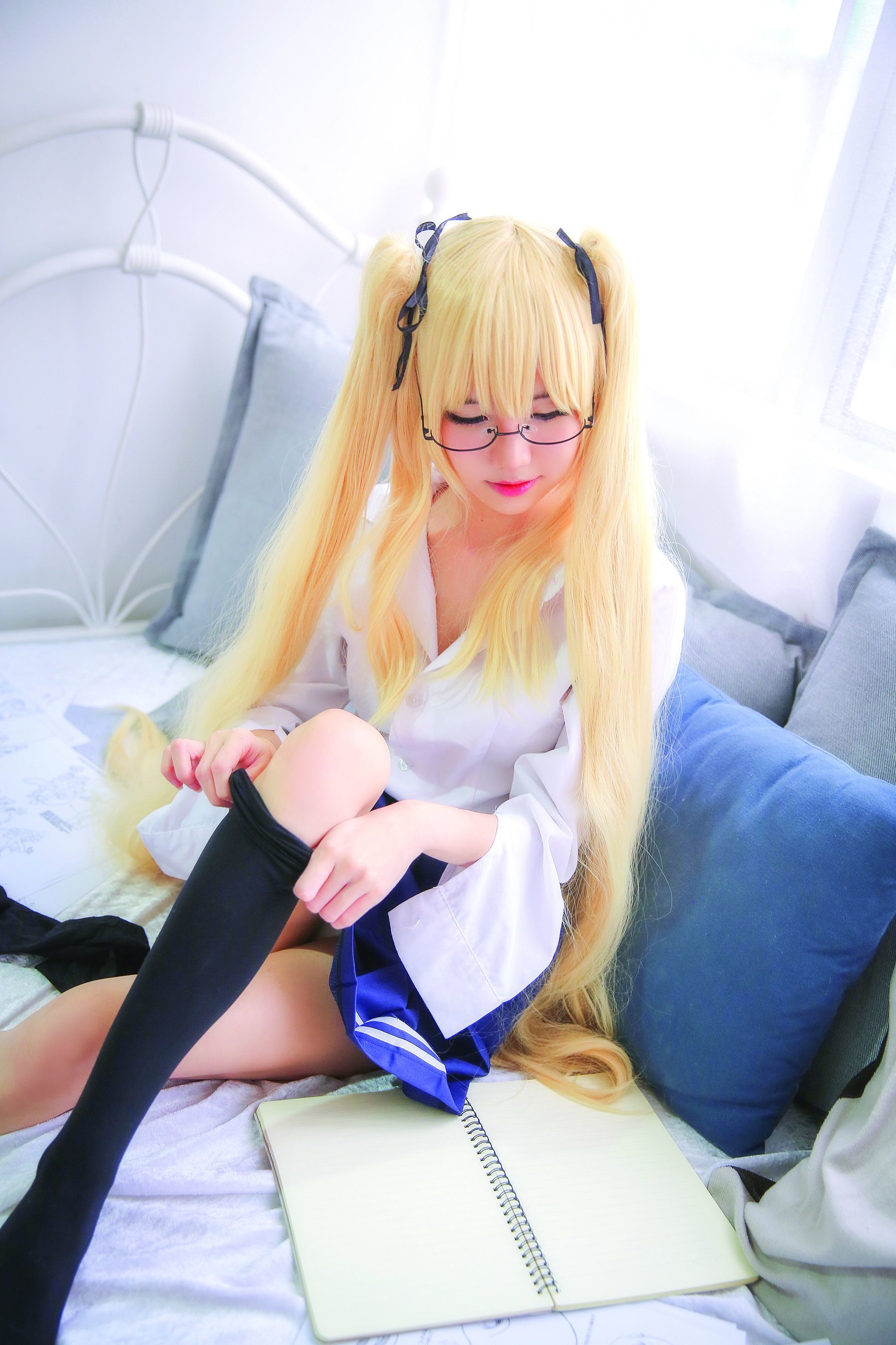图片[1] - Sally Dorasnow - Eriri School Girl [43P] - 机器猫次元 - 机器猫次元