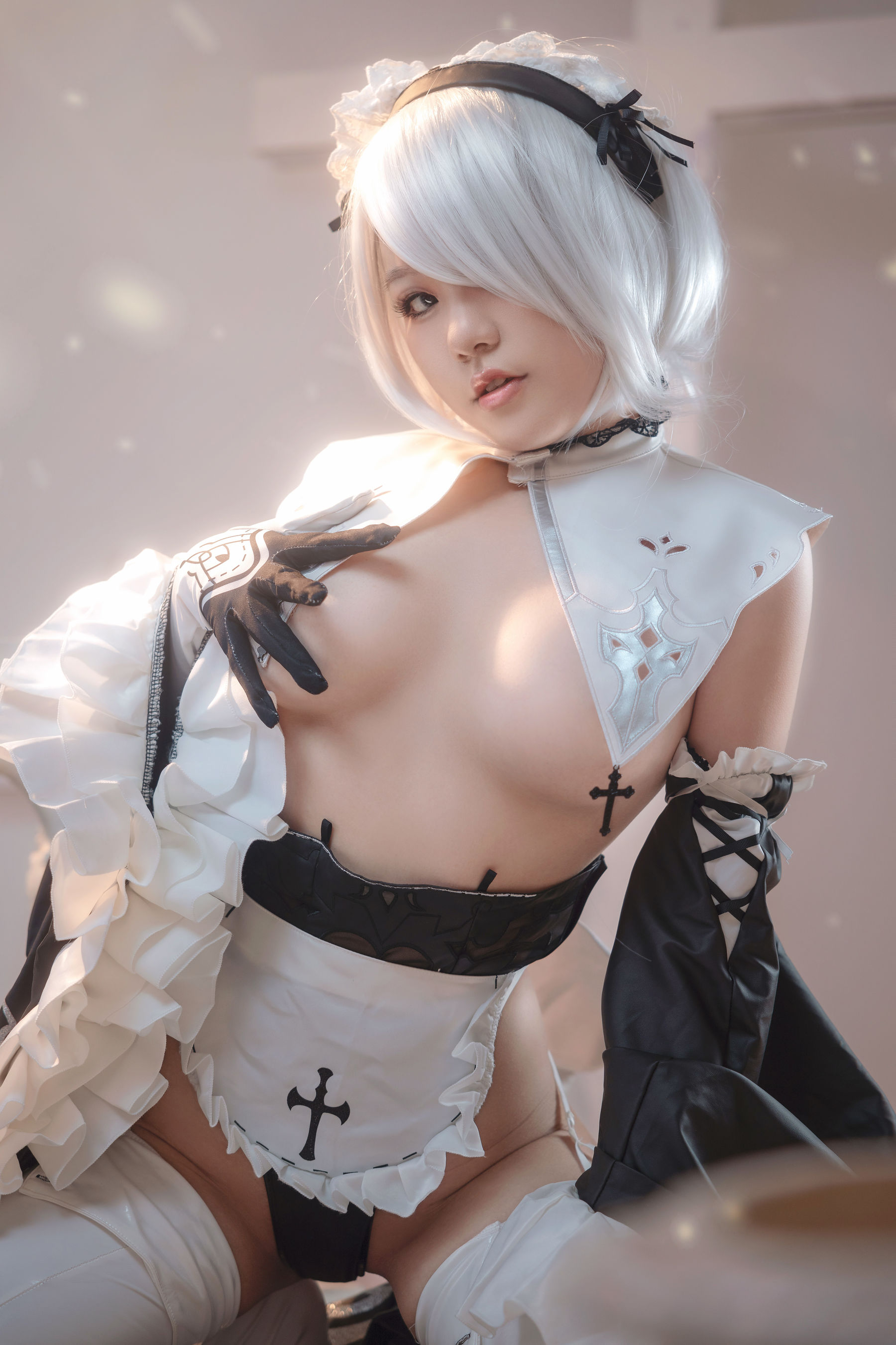 图片[4] - 七七娜娜子 - 2B女仆 [12P] - 机器猫次元 - 机器猫次元