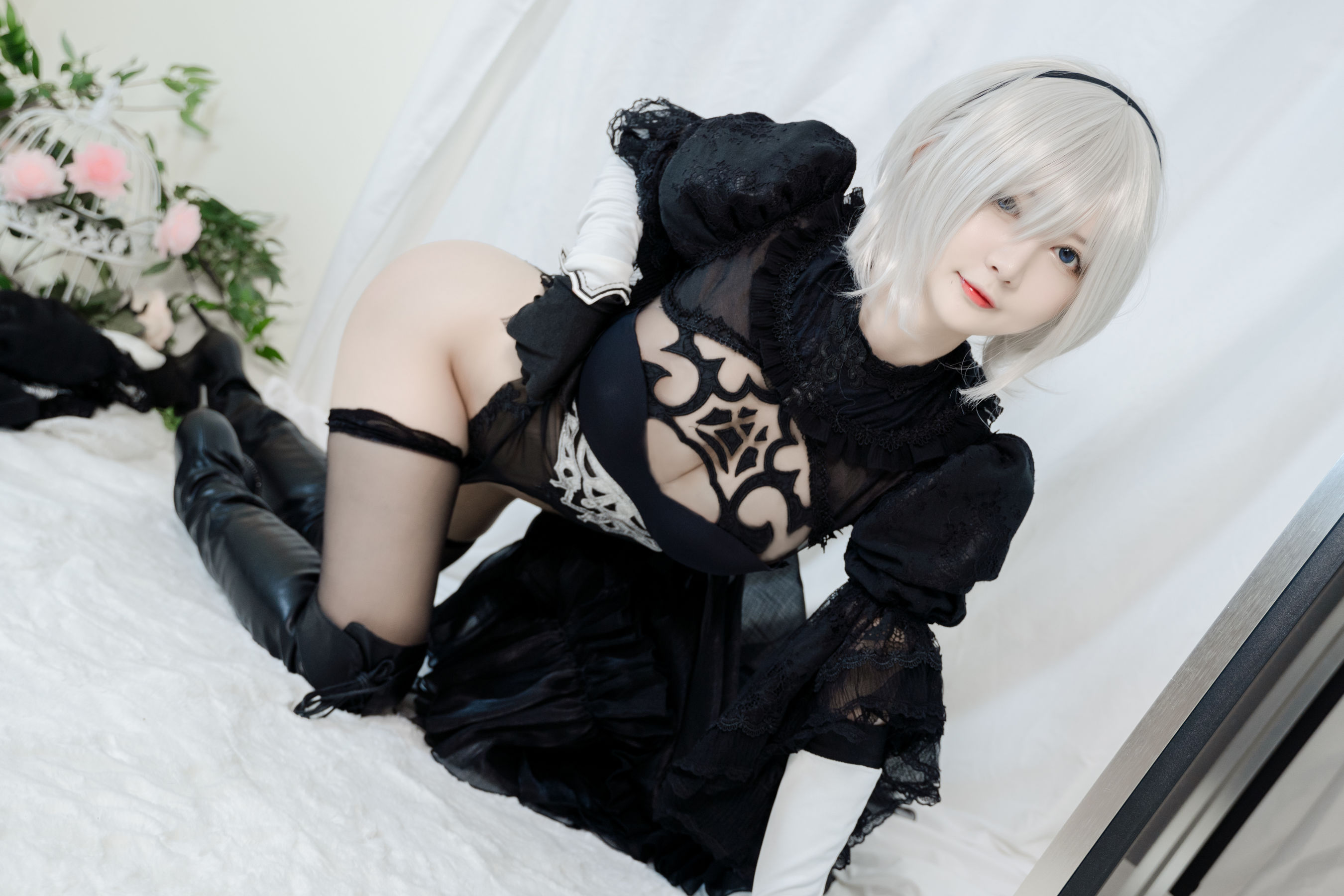 图片[3] - 51酱 - 2B黑婚纱 [53P] - 机器猫次元 - 机器猫次元