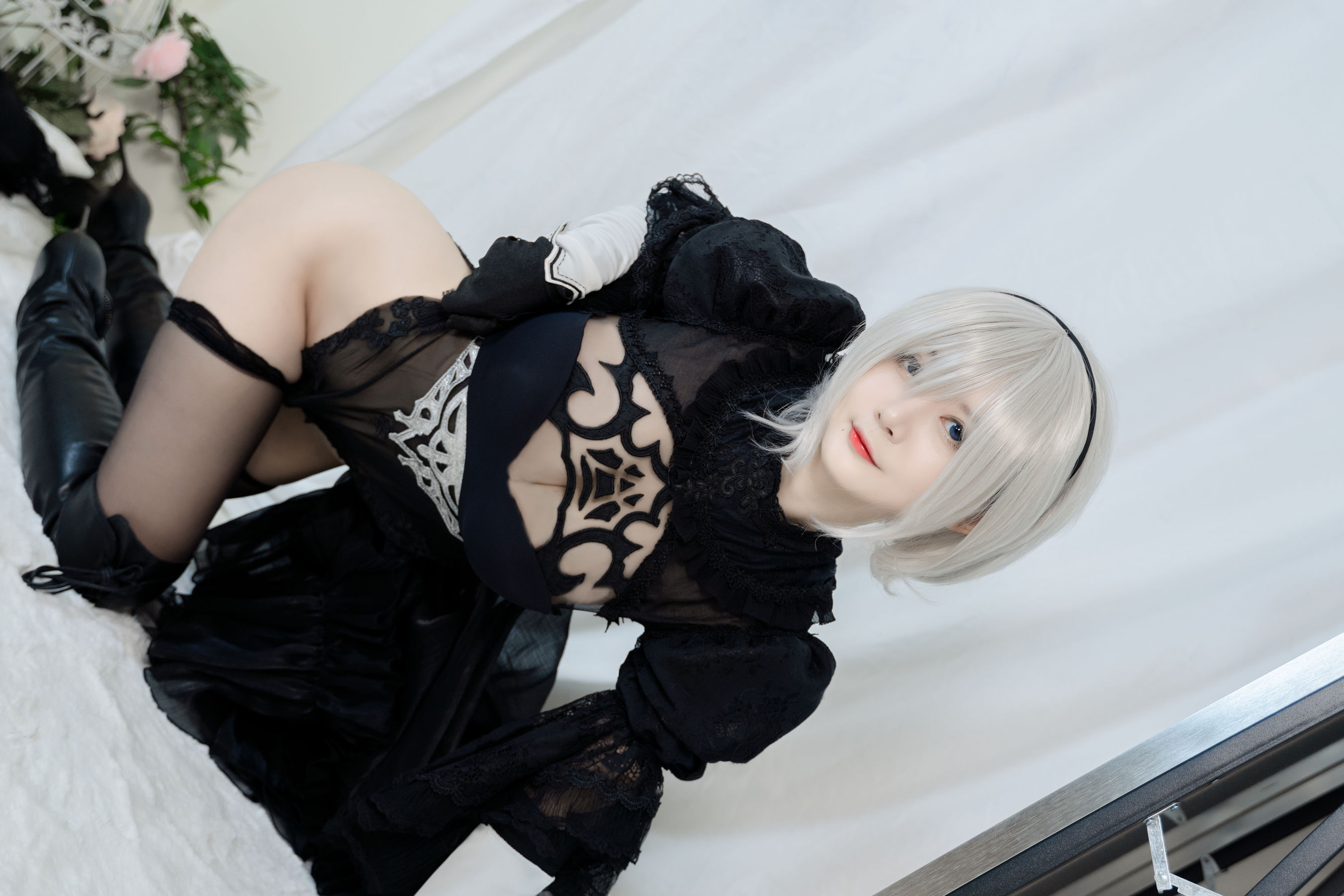 图片[4] - 51酱 - 2B黑婚纱 [53P] - 机器猫次元 - 机器猫次元