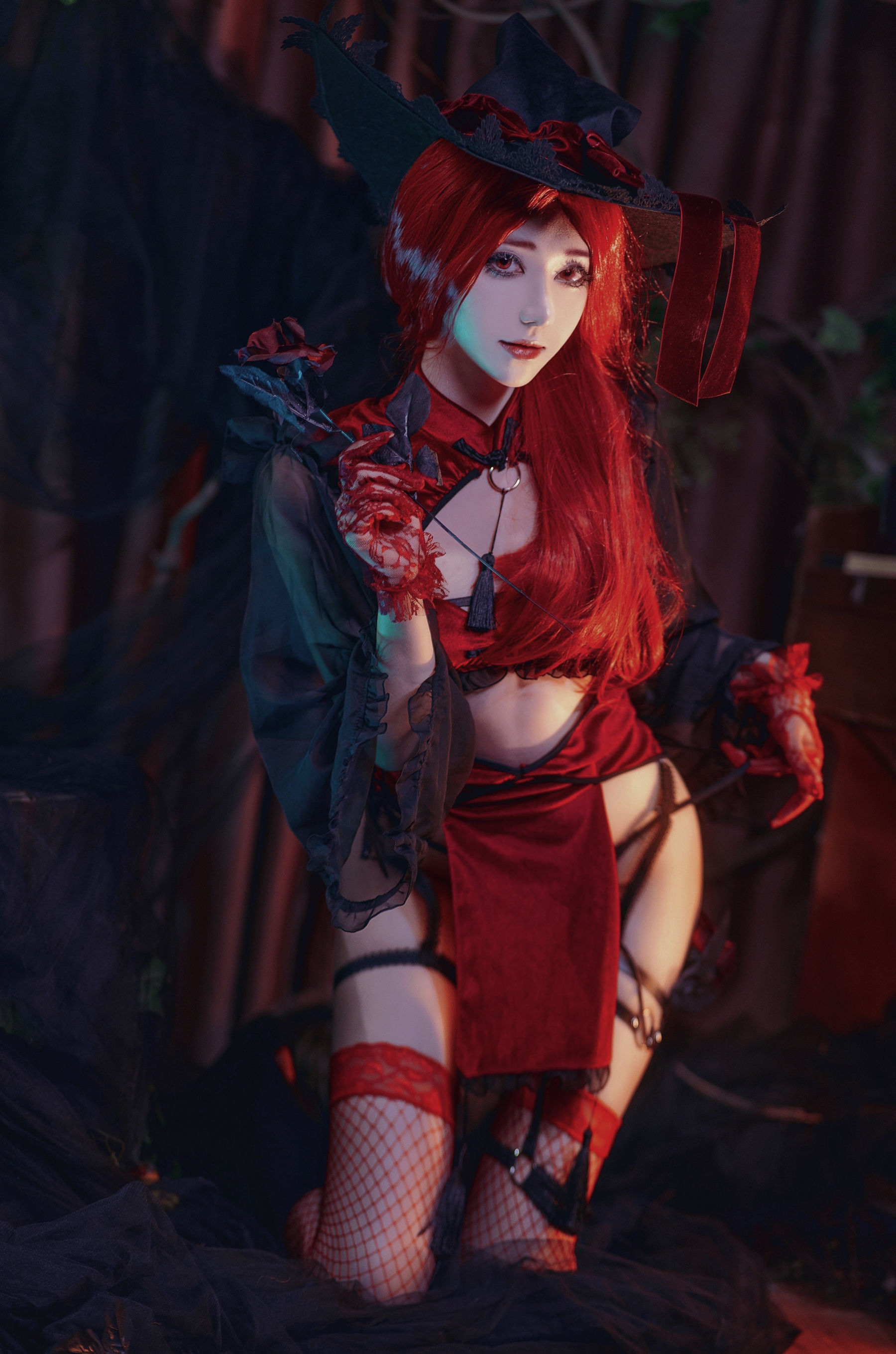 图片[2] - 南桃Momoko - 红女巫 [19P] - 机器猫次元 - 机器猫次元
