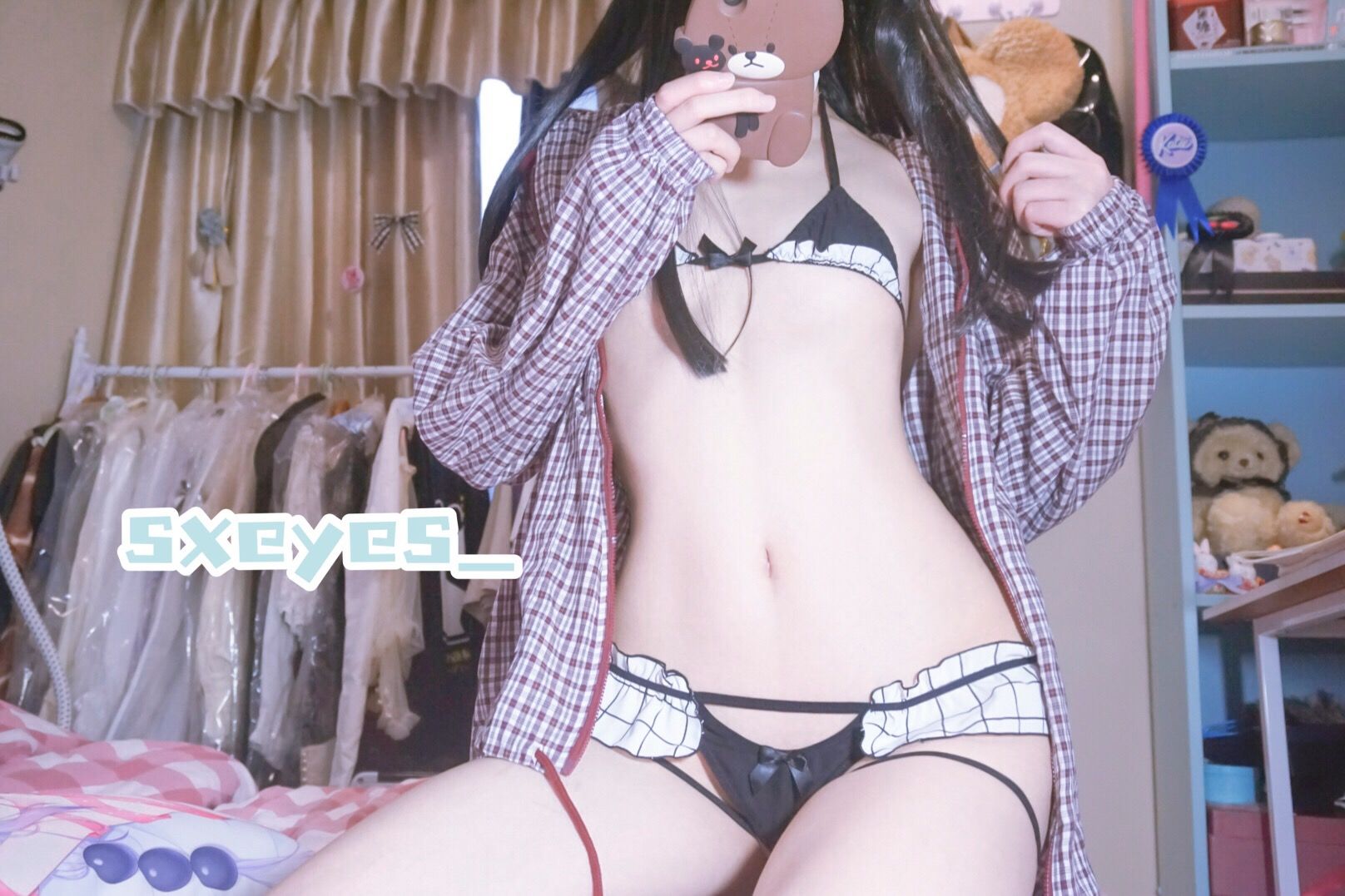 图片[8] - 眼酱大魔王w - 情趣内衣 [12P] - 机器猫次元 - 机器猫次元