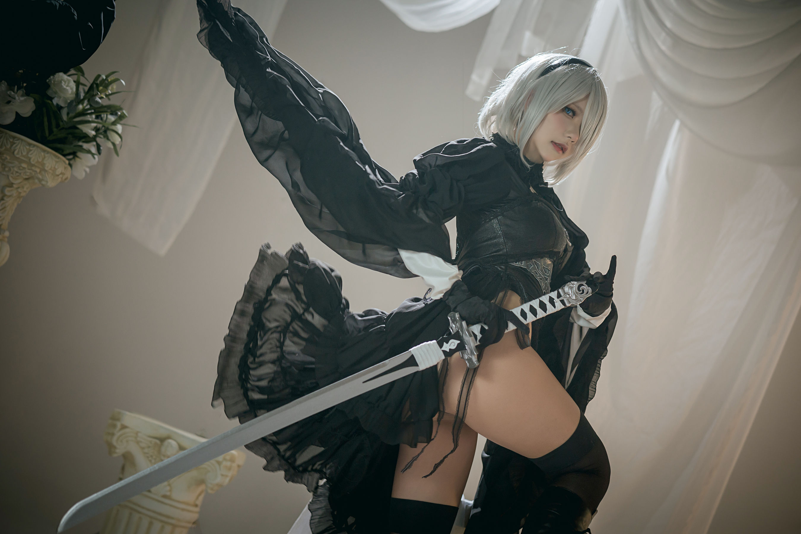 图片[1] - 是一只熊仔吗 - Nier 2B Dress Ver [6P] - 机器猫次元 - 机器猫次元