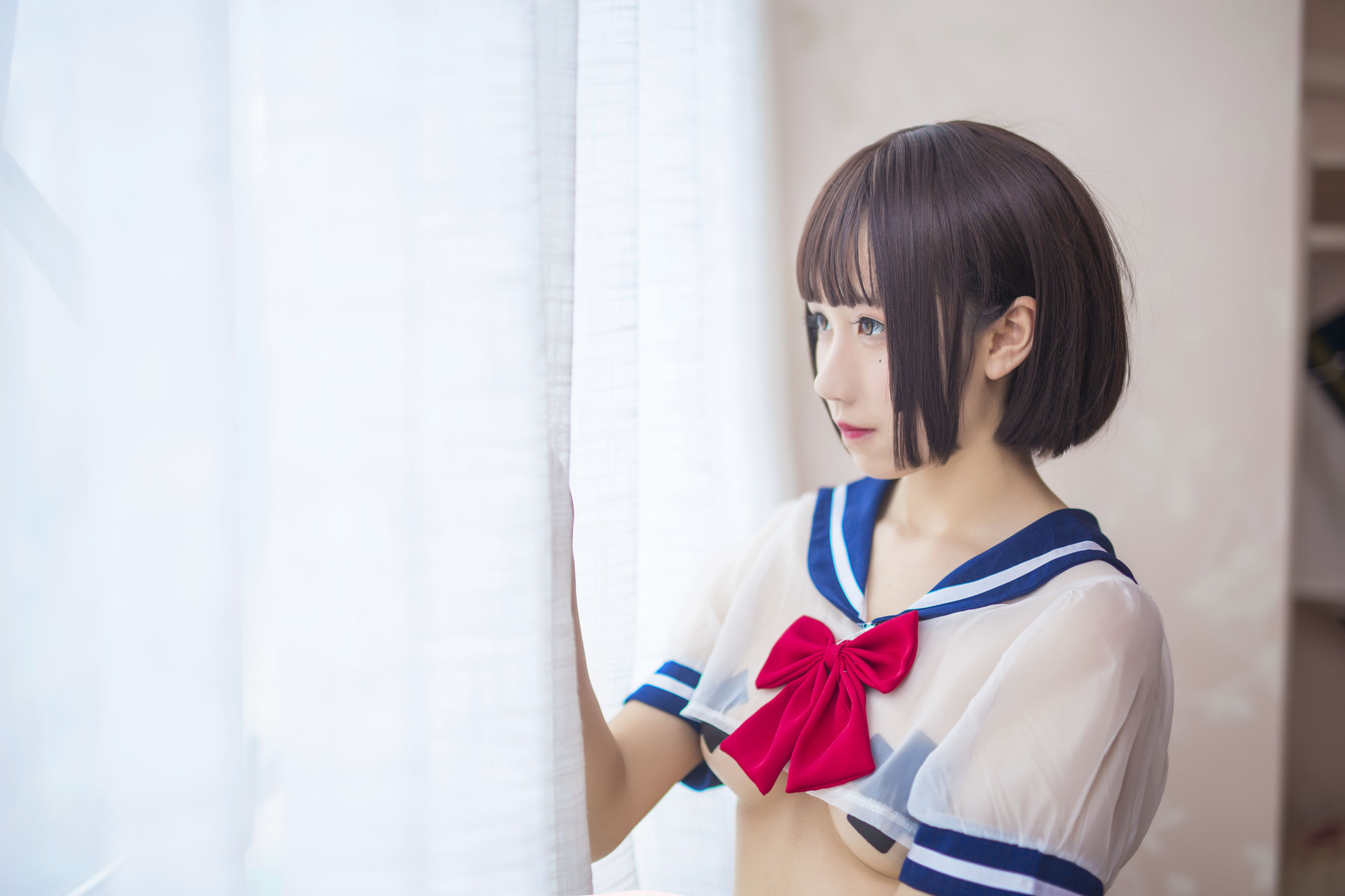 图片[7] - 九曲Jean JK透明制服 [21P] - 机器猫次元 - 机器猫次元