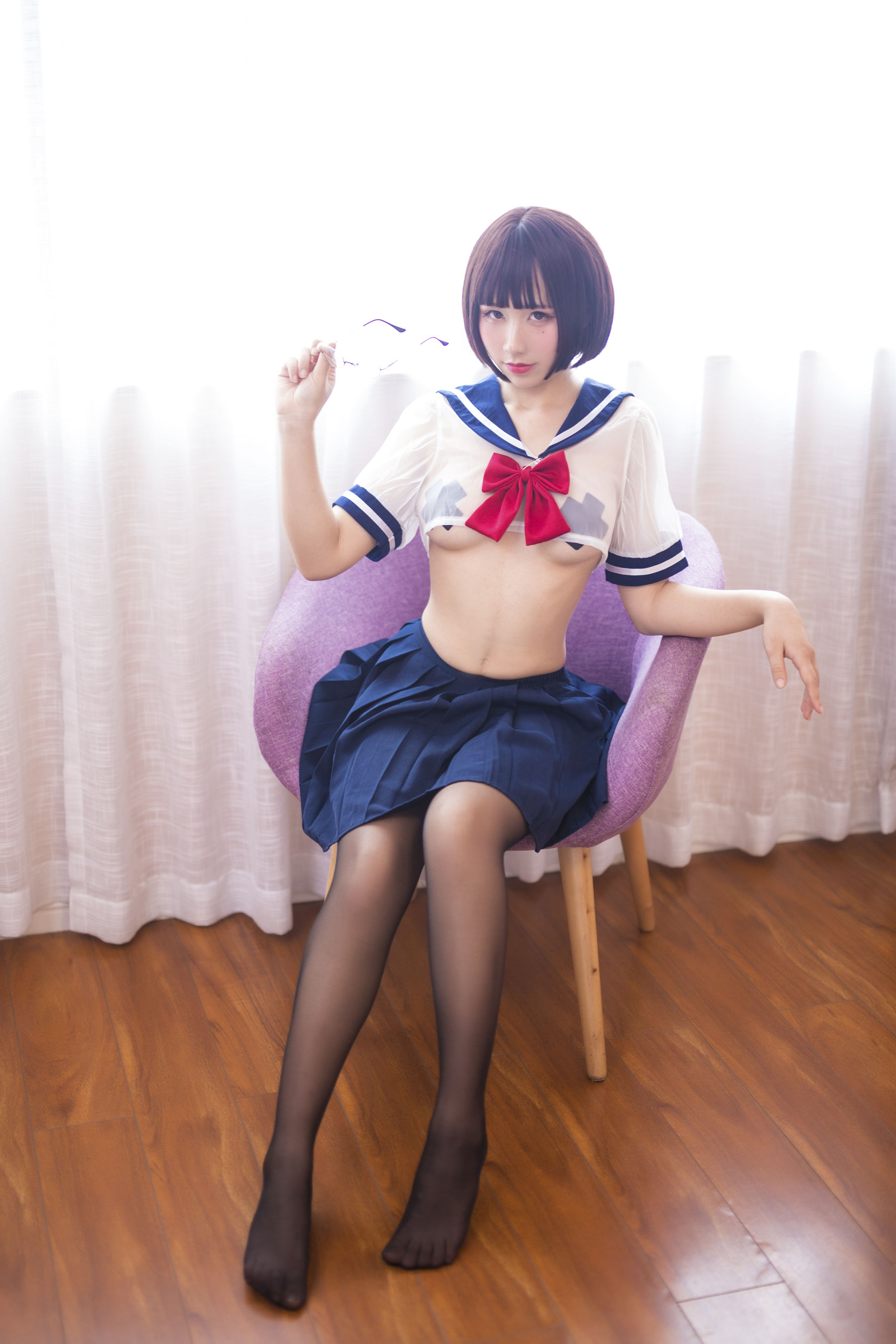 图片[5] - 九曲Jean JK透明制服 [21P] - 机器猫次元 - 机器猫次元
