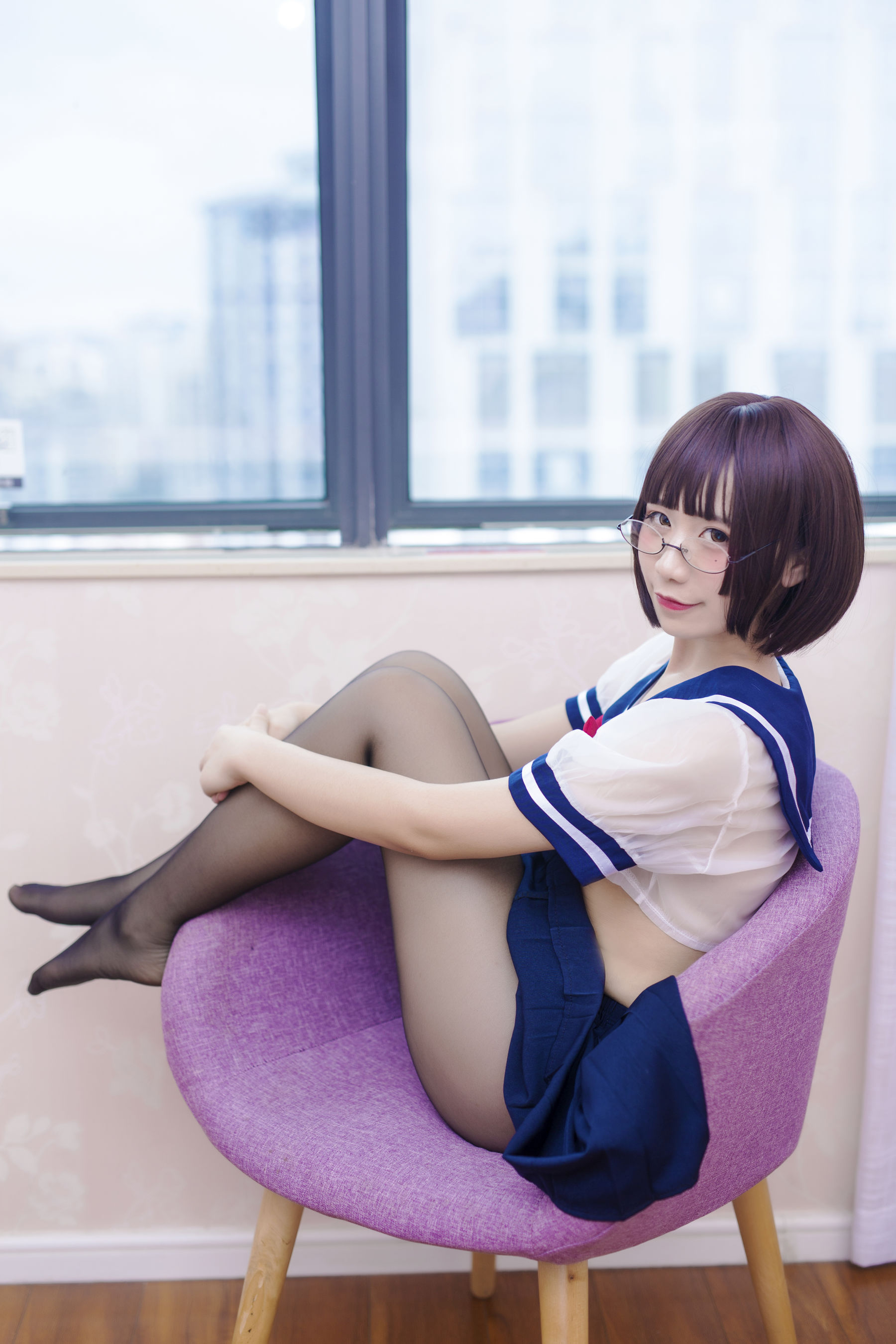 图片[4] - 九曲Jean JK透明制服 [21P] - 机器猫次元 - 机器猫次元