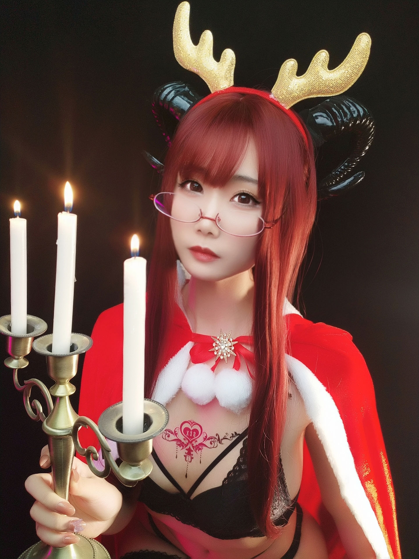 图片[2] - 晓美嫣 - (圣诞自拍)雪夜魅魔 [16P] - 机器猫次元 - 机器猫次元