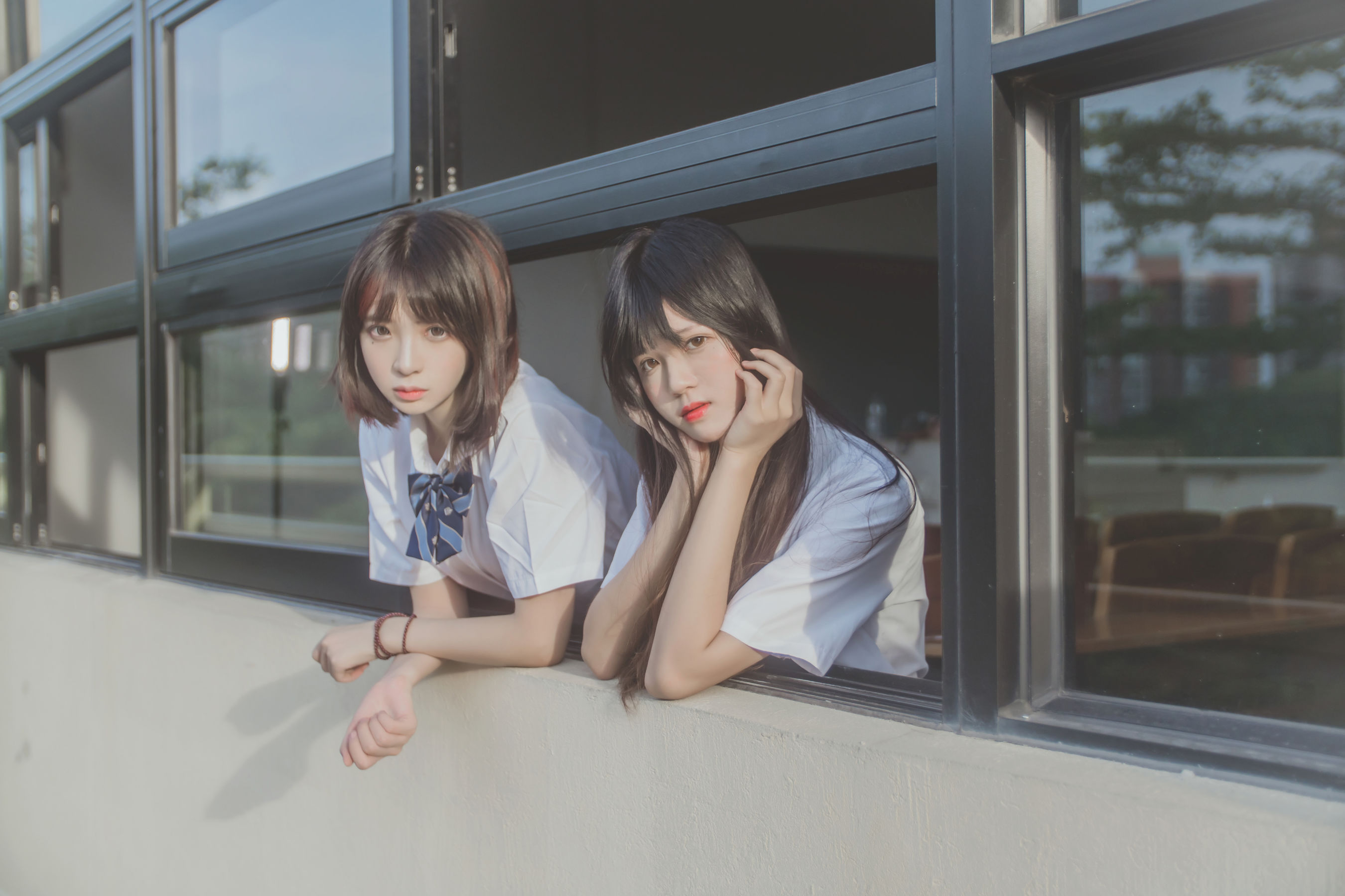 图片[5] - 桜桃喵&疯猫ss《JK百合》 [43P] - 机器猫次元 - 机器猫次元