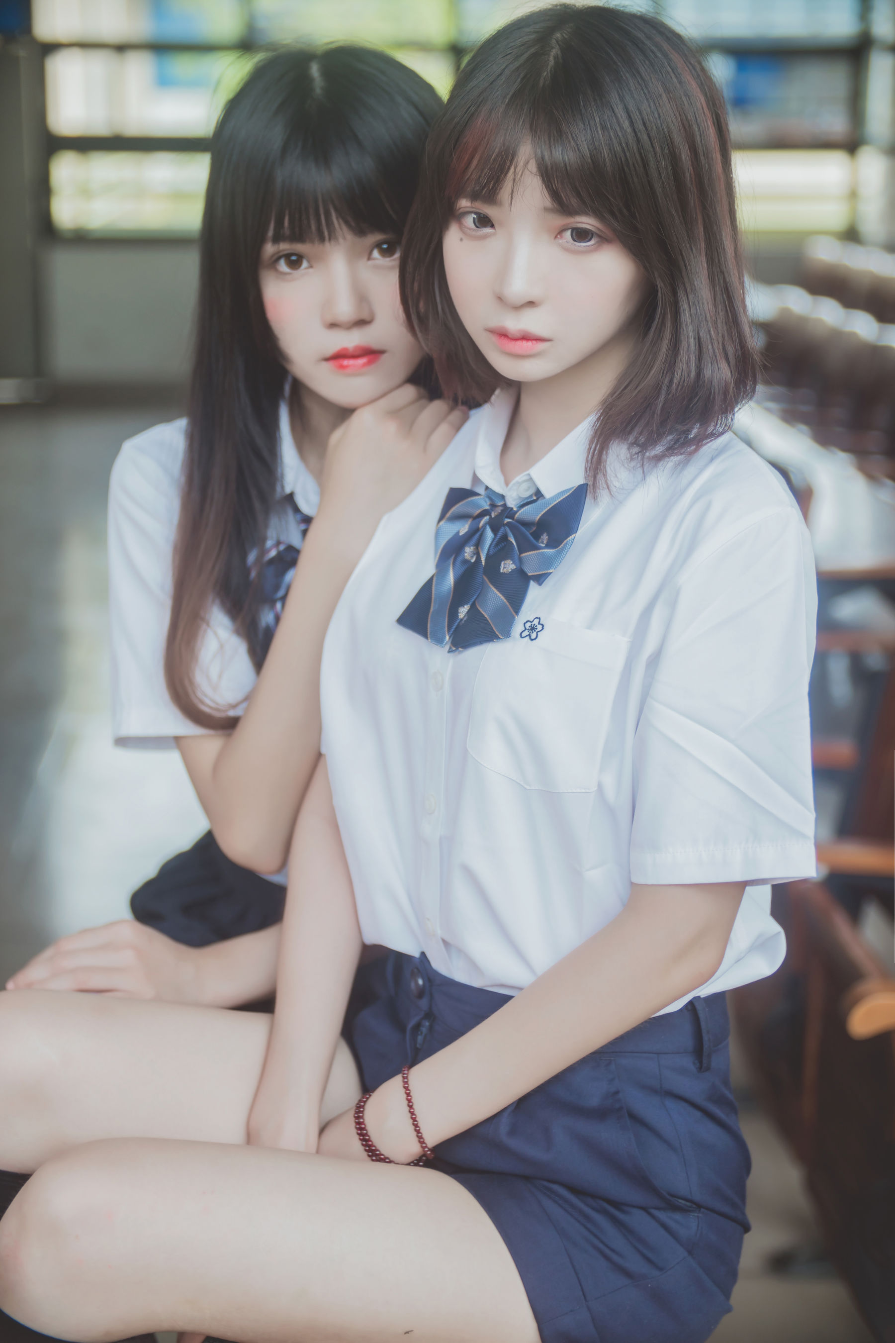 图片[2] - 桜桃喵&疯猫ss《JK百合》 [43P] - 机器猫次元 - 机器猫次元