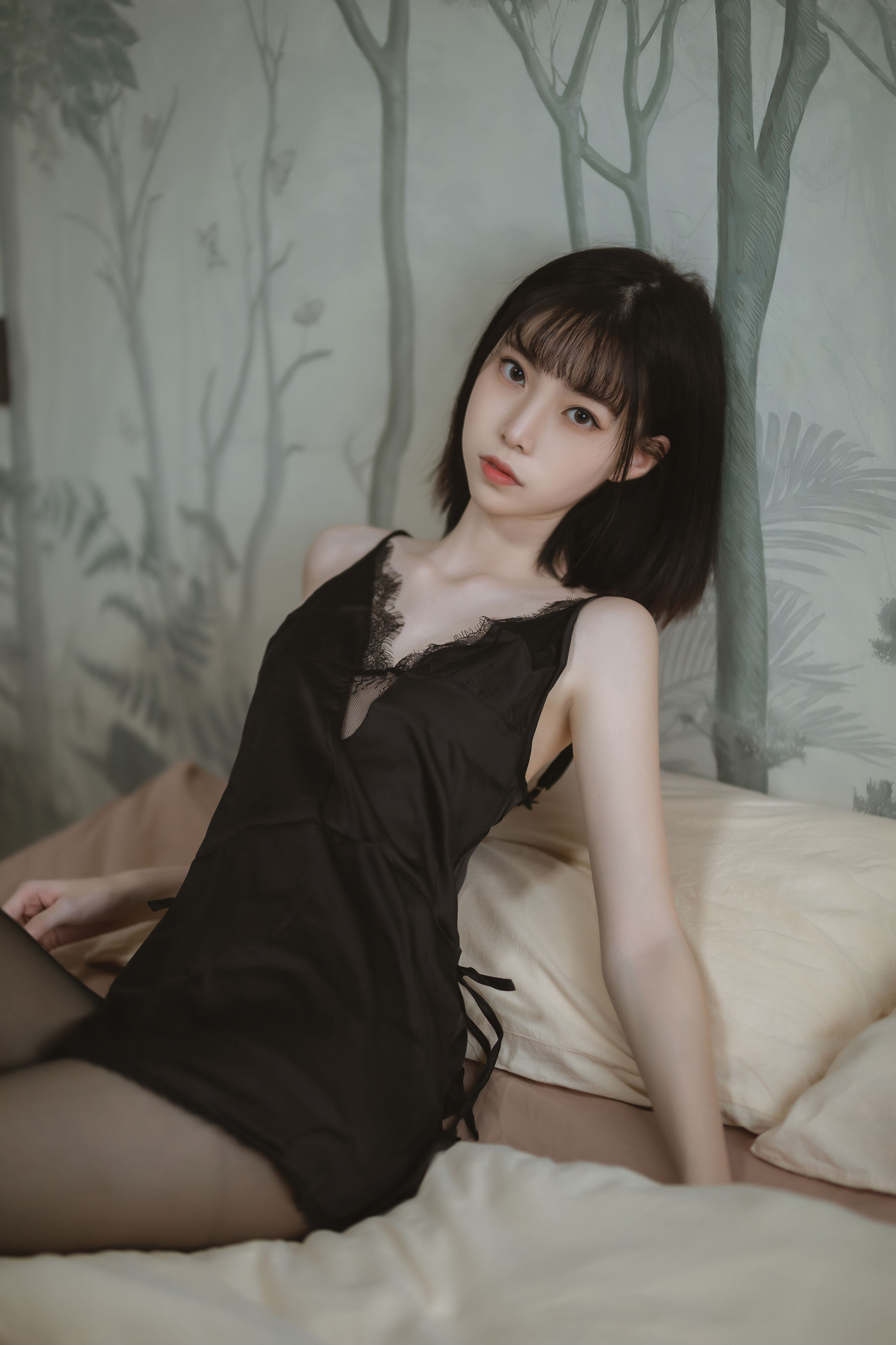 图片[6] - 许岚 - 黑色蕾丝睡衣 [40P] - 机器猫次元 - 机器猫次元