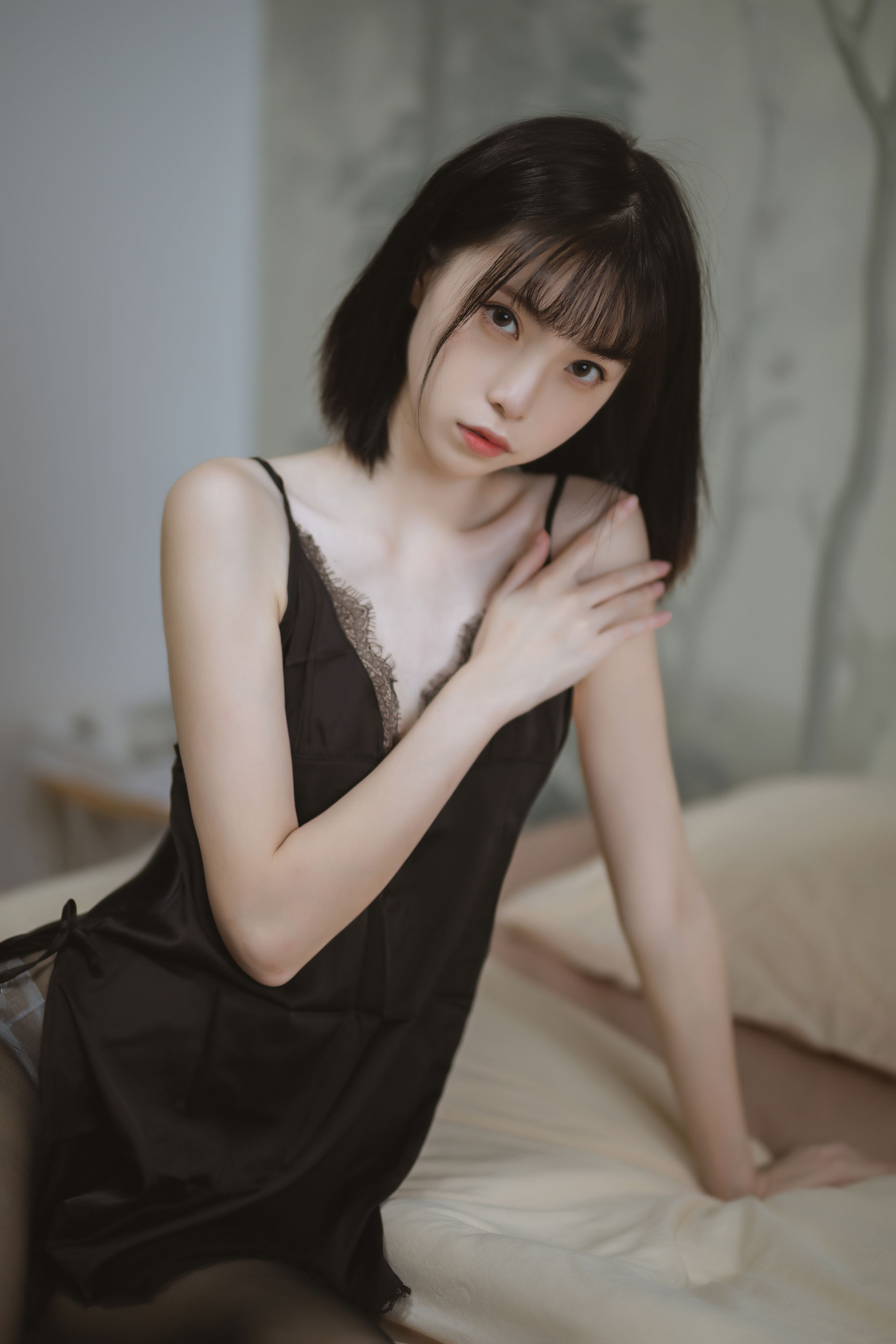 图片[2] - 许岚 - 黑色蕾丝睡衣 [40P] - 机器猫次元 - 机器猫次元