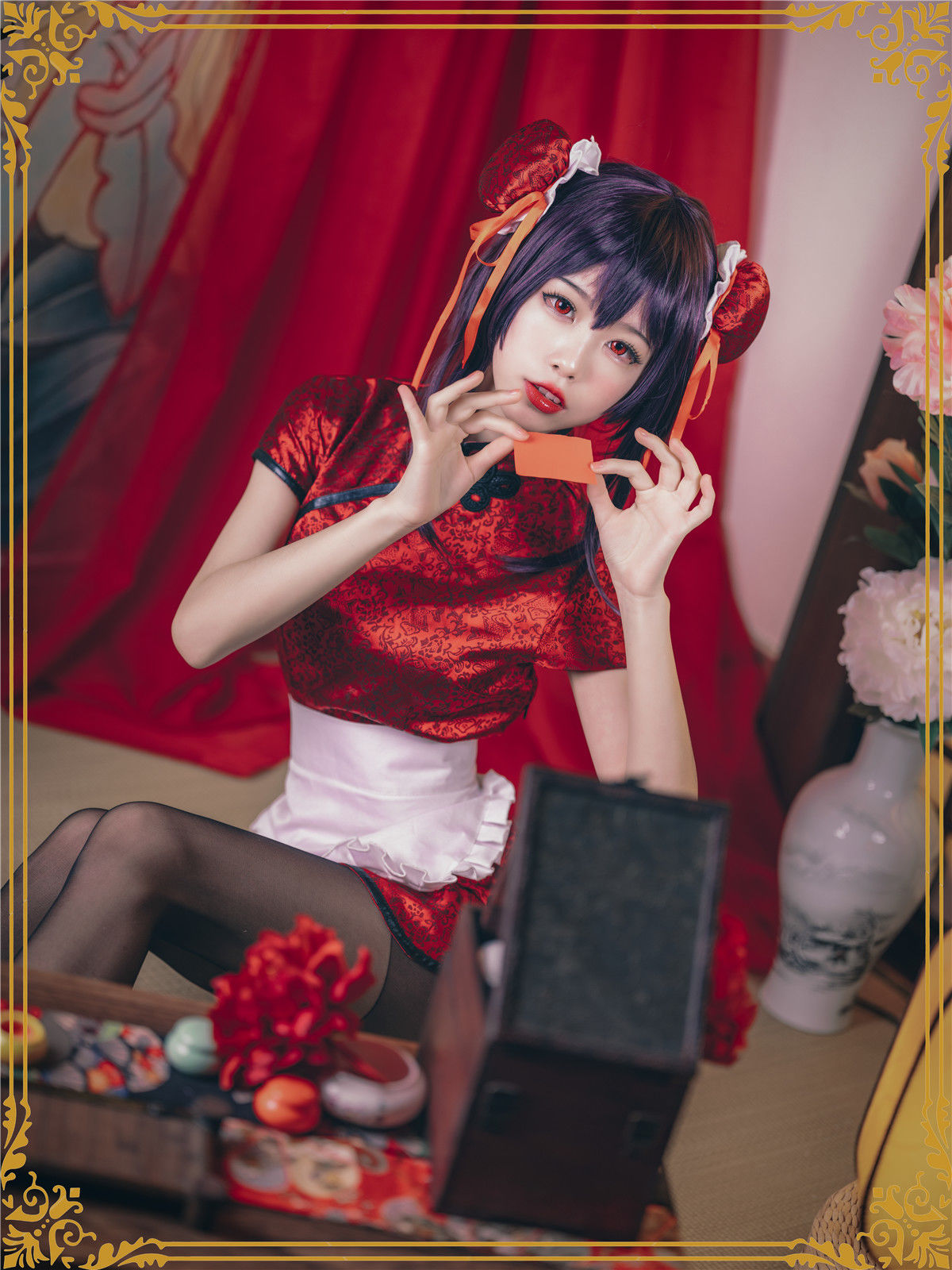 图片[3] - 水淼aqua - 霞之丘诗羽 旗袍 [29P] - 机器猫次元 - 机器猫次元