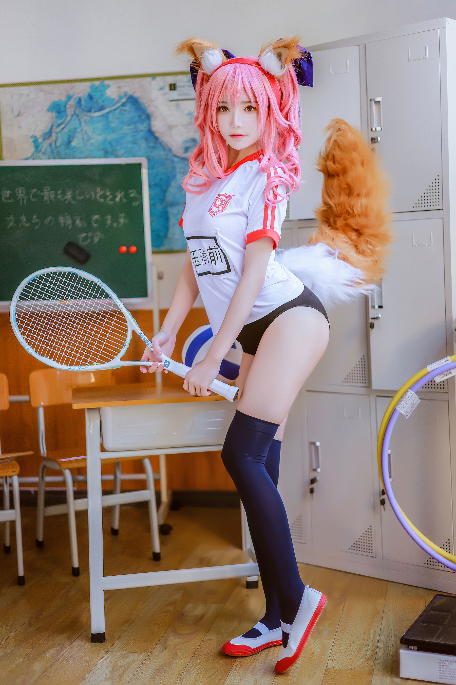 图片[1] - 桜桃喵 - 玉藻前体操服 [31P] - 机器猫次元 - 机器猫次元