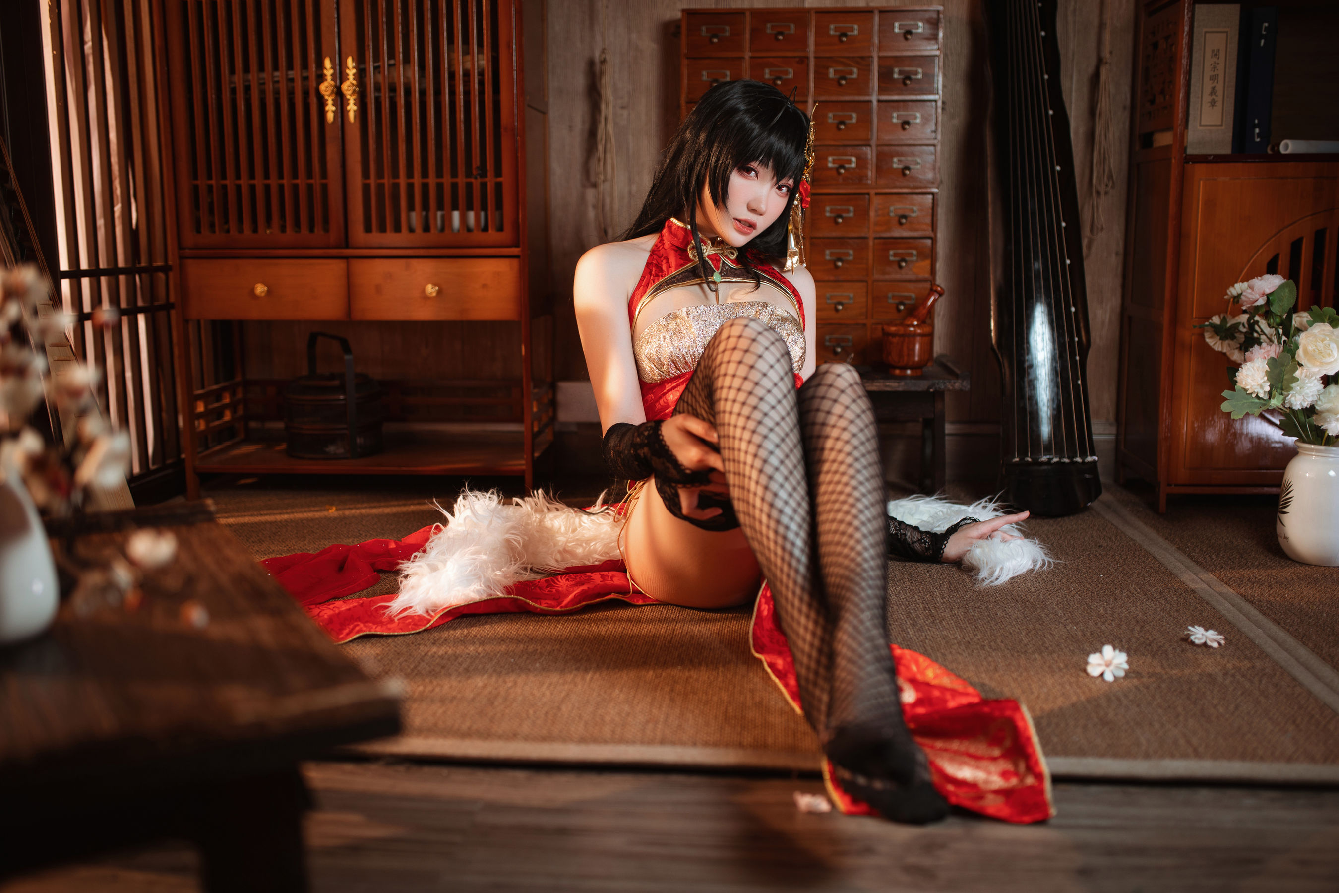图片[8] - 瓜希酱 - 大凤旗袍 [22P] - 机器猫次元 - 机器猫次元