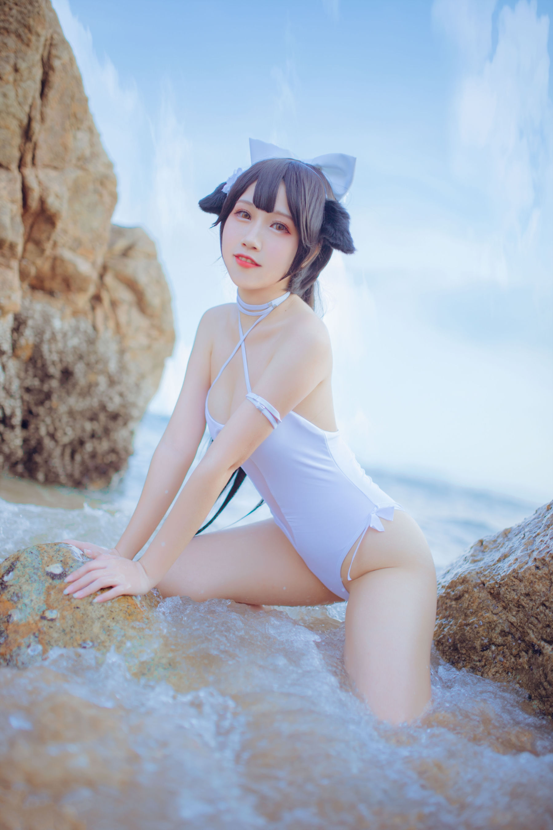 图片[7] - 抖娘-利世×不呆猫 獒犬海边泳装 [41P] - 机器猫次元 - 机器猫次元