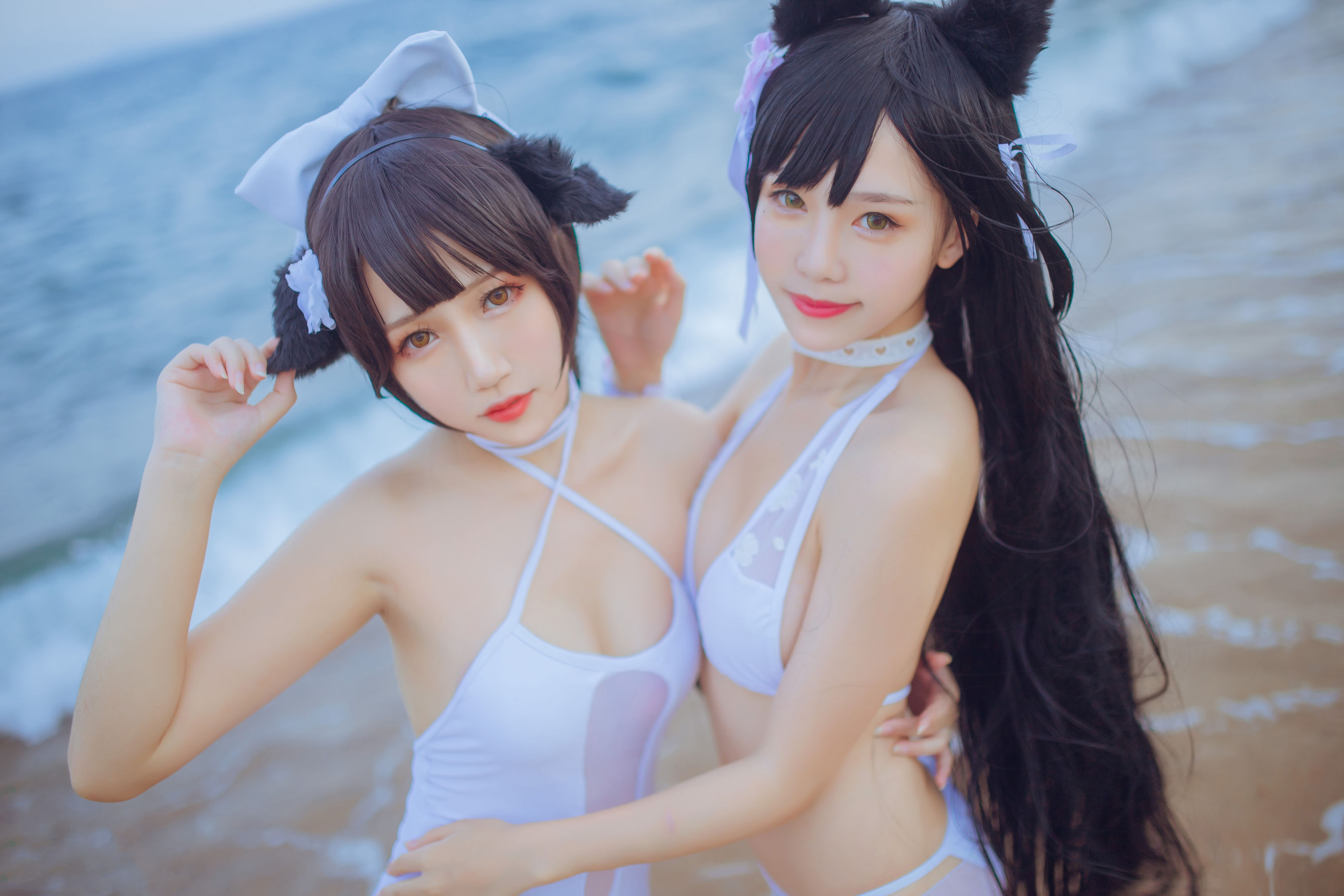 图片[3] - 抖娘-利世×不呆猫 獒犬海边泳装 [41P] - 机器猫次元 - 机器猫次元