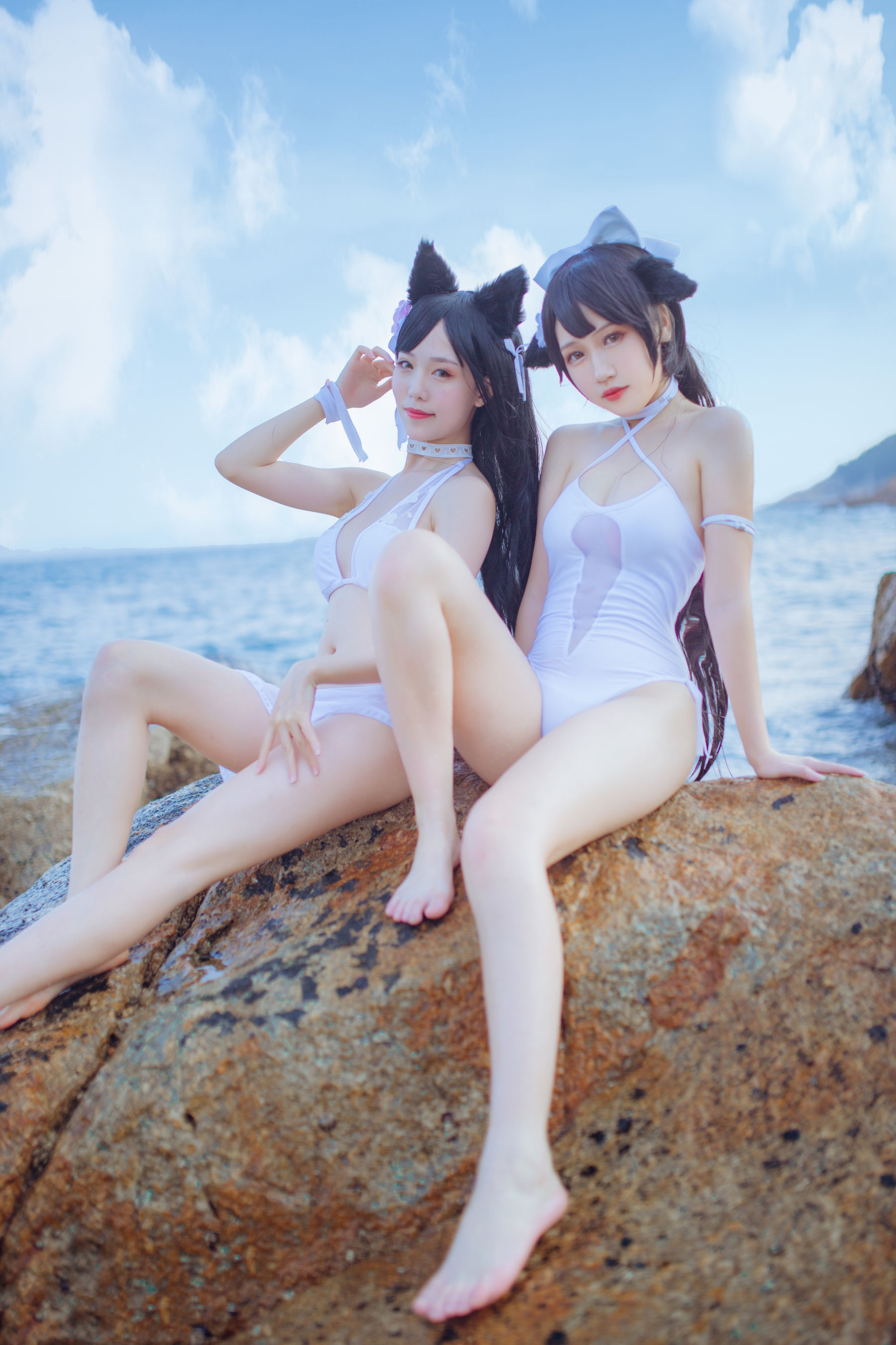 图片[2] - 抖娘-利世×不呆猫 獒犬海边泳装 [41P] - 机器猫次元 - 机器猫次元