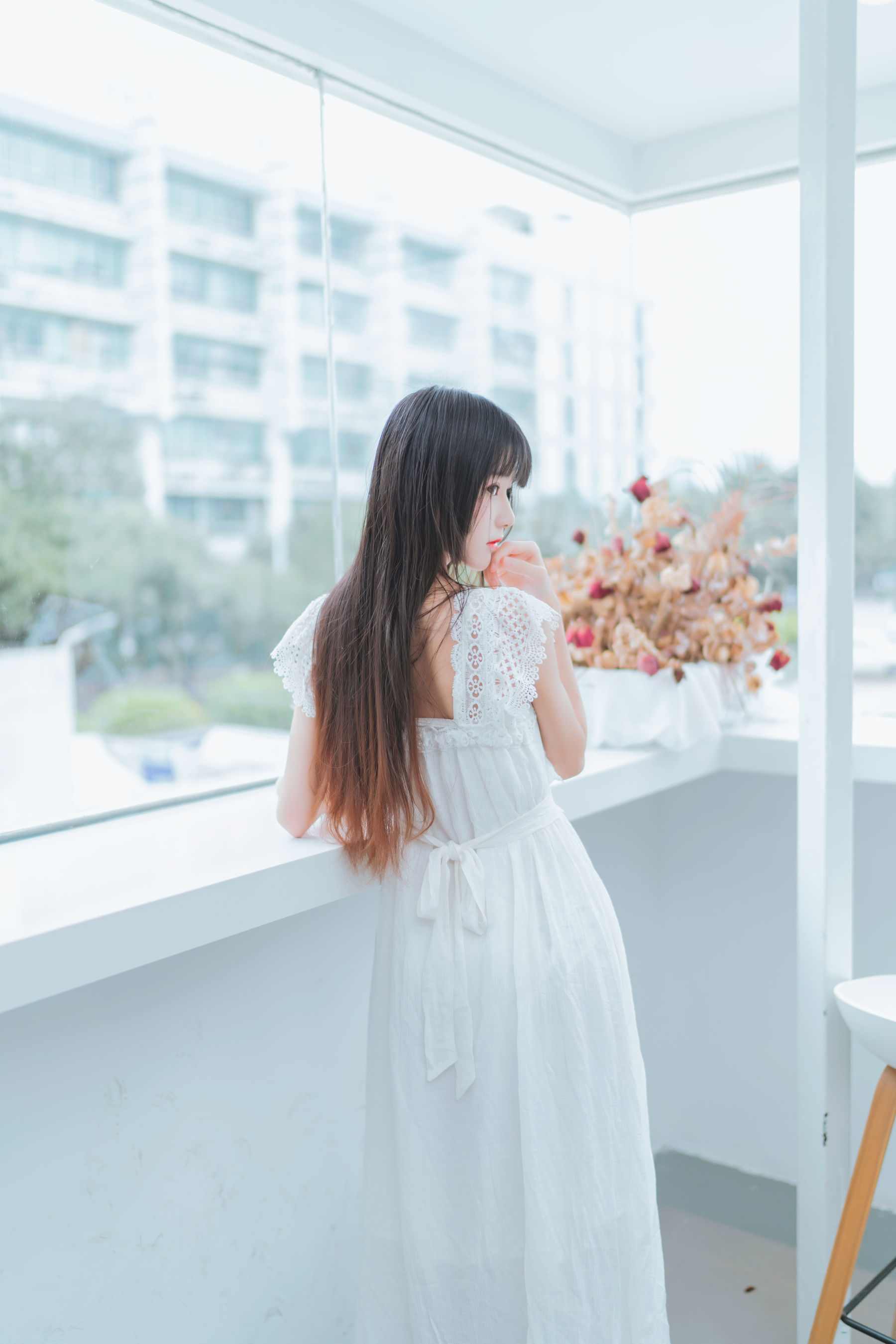 图片[1] - 桜桃喵 - 清新之白花花 [11P] - 机器猫次元 - 机器猫次元