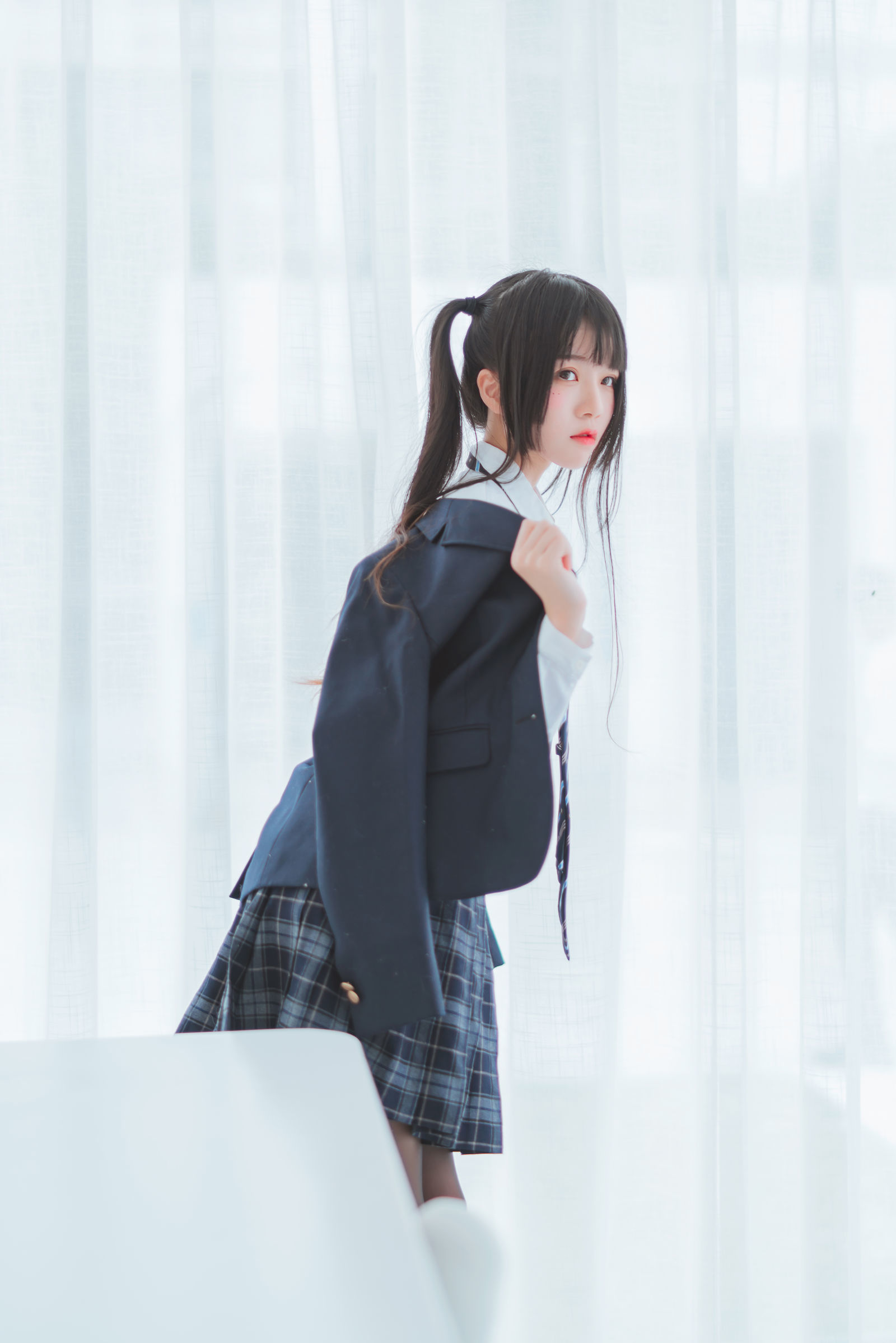 图片[8] - 桜桃喵 - 冬季制服丝秀 [45P] - 机器猫次元 - 机器猫次元