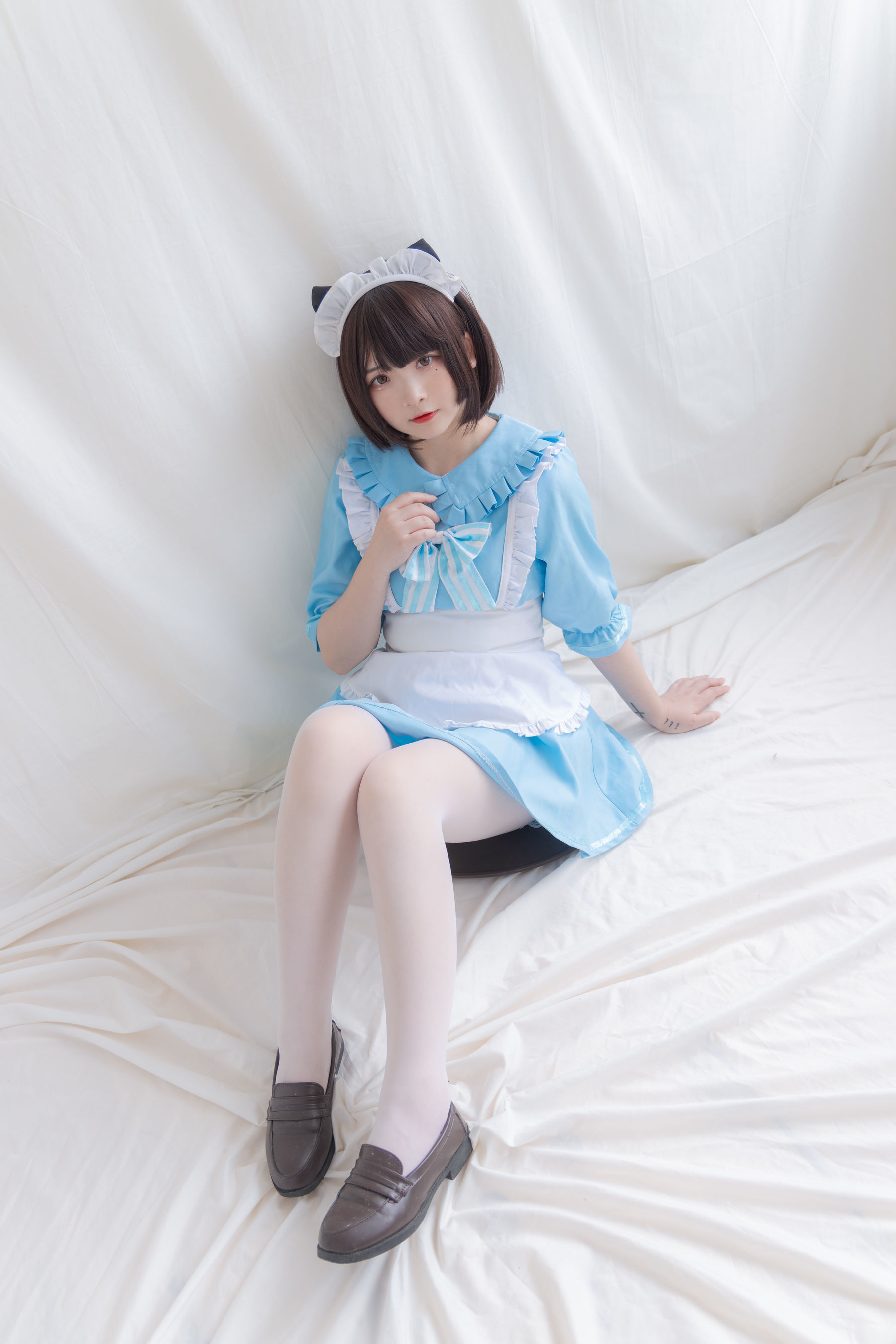 图片[4] - 古川kagura - 蓝色小猫女仆 [42P] - 机器猫次元 - 机器猫次元