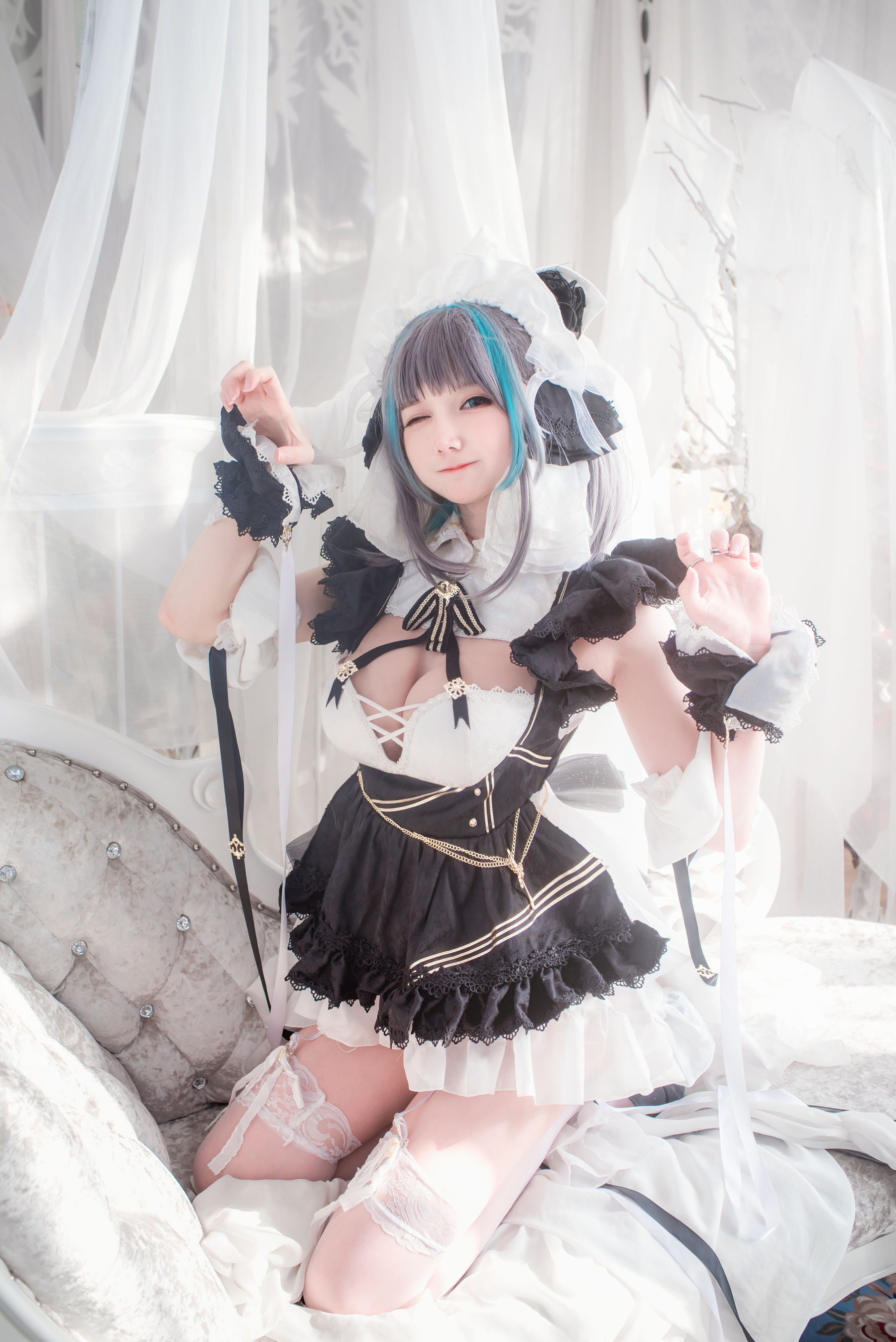图片[7] - 仙九Airi - 柴郡女仆 [19P] - 机器猫次元 - 机器猫次元