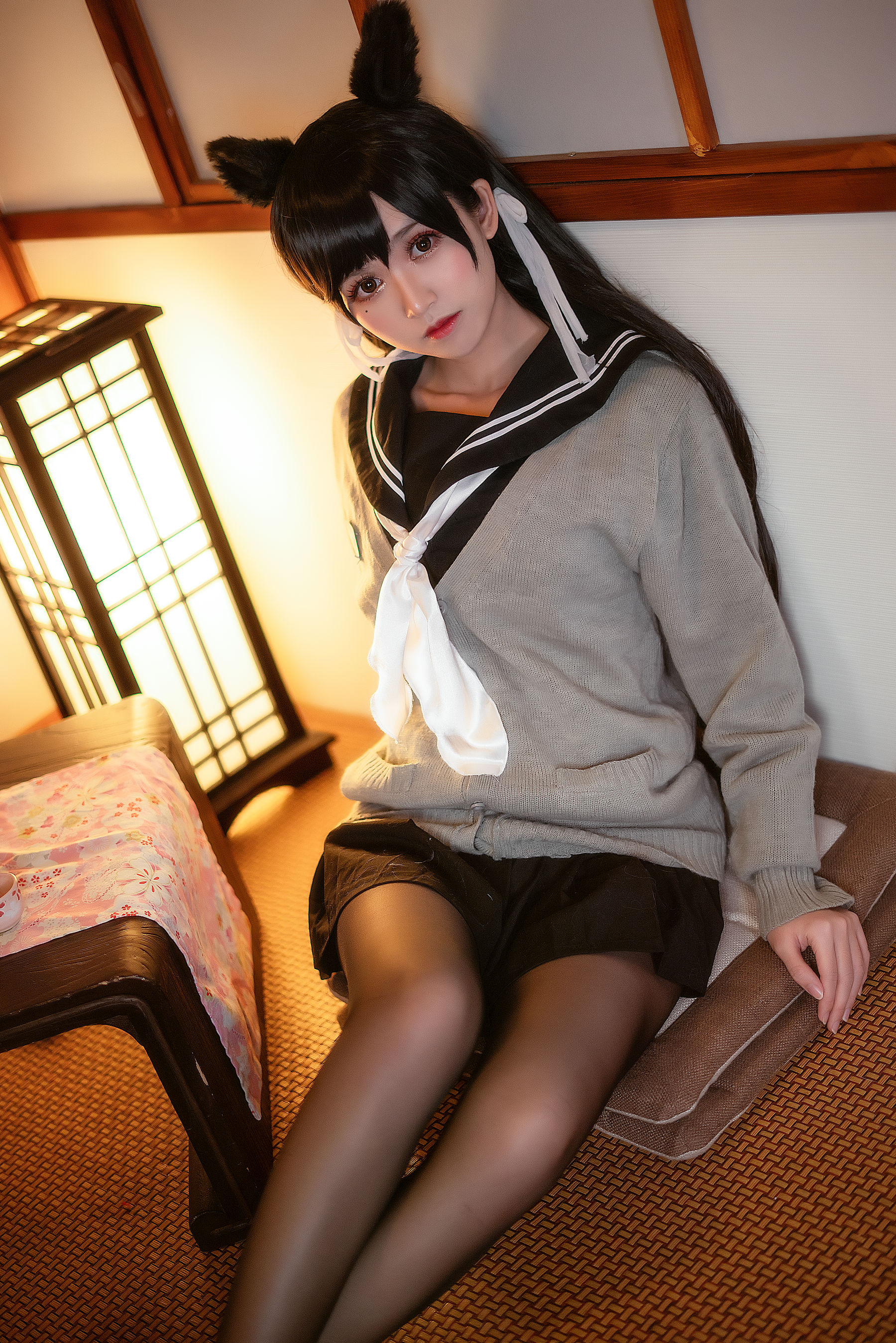 图片[1] - 鳗鱼霏儿 - 碧蓝航线 校服 [14P] - 机器猫次元 - 机器猫次元