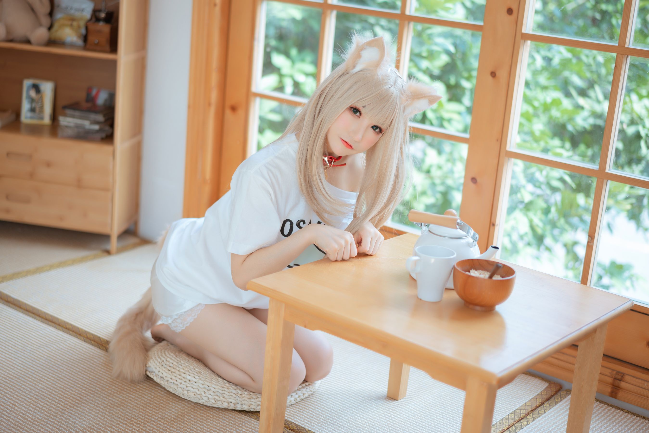 图片[1] - Coser衣衣 - 40原猫娘 黄豆粉 [21P] - 机器猫次元 - 机器猫次元