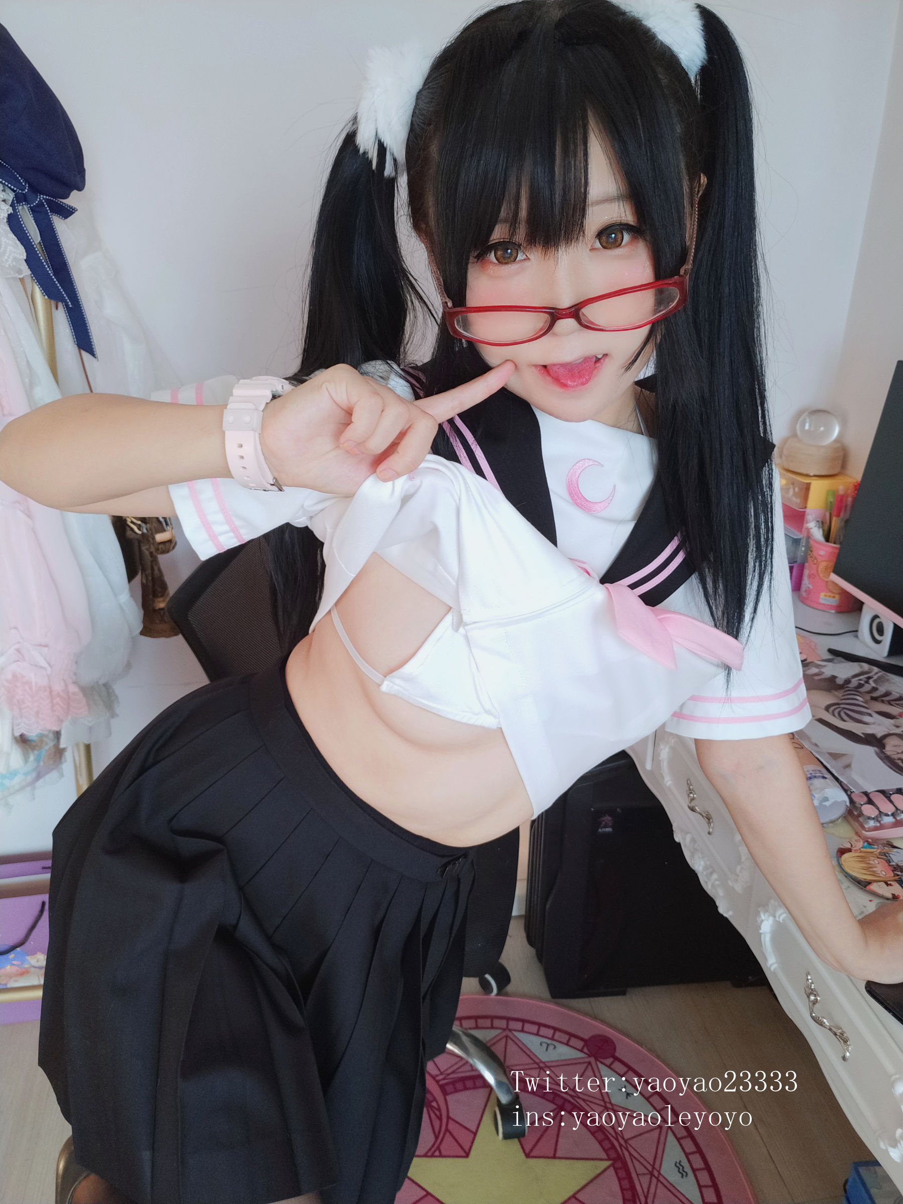 图片[3] - 摇摇乐yoyo - 黑丝小恶魔 [92P] - 机器猫次元 - 机器猫次元