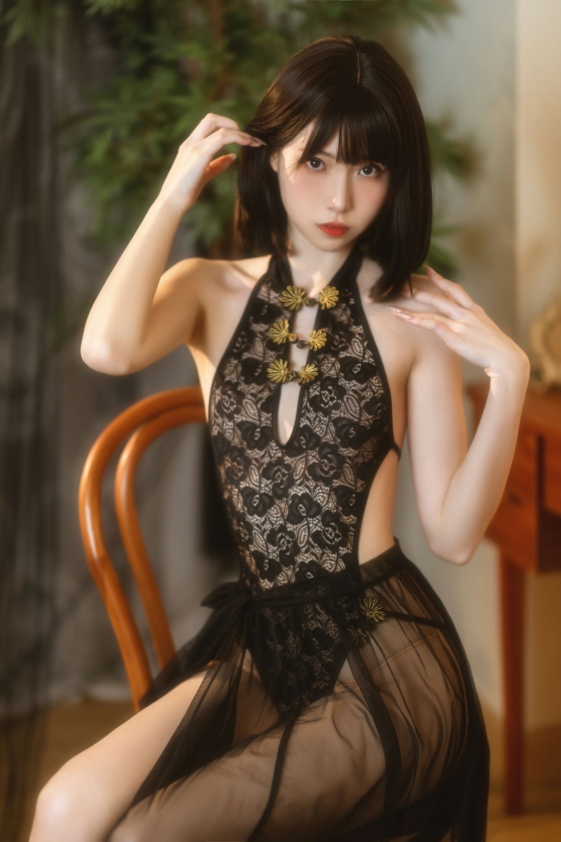 图片[4] - 许岚 - 纯欲黑纱 [40P] - 机器猫次元 - 机器猫次元