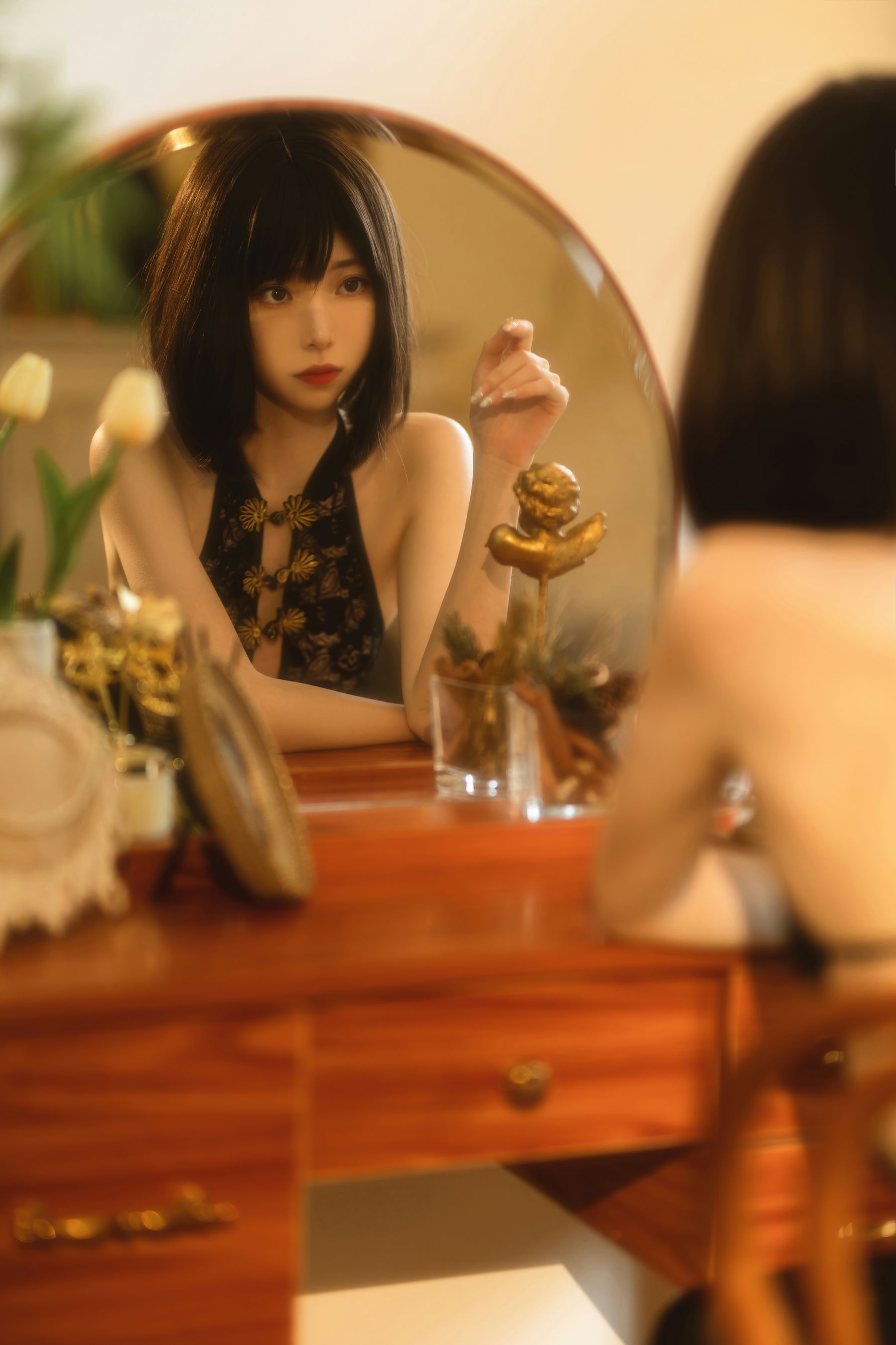 图片[1] - 许岚 - 纯欲黑纱 [40P] - 机器猫次元 - 机器猫次元