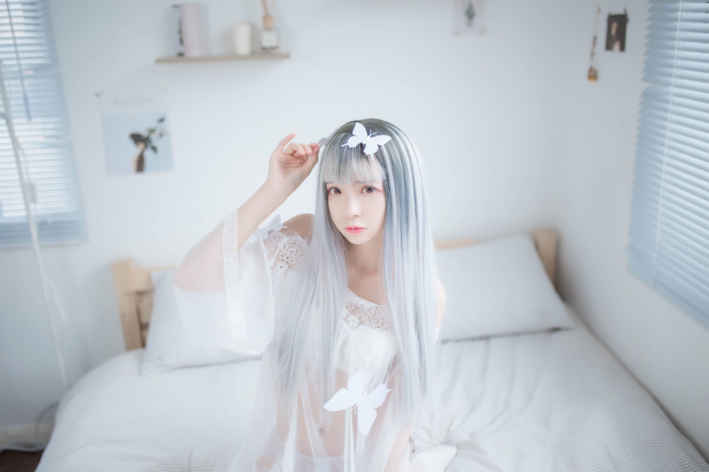 图片[2] - 疯猫ss - 透明白纱 [33P] - 机器猫次元 - 机器猫次元