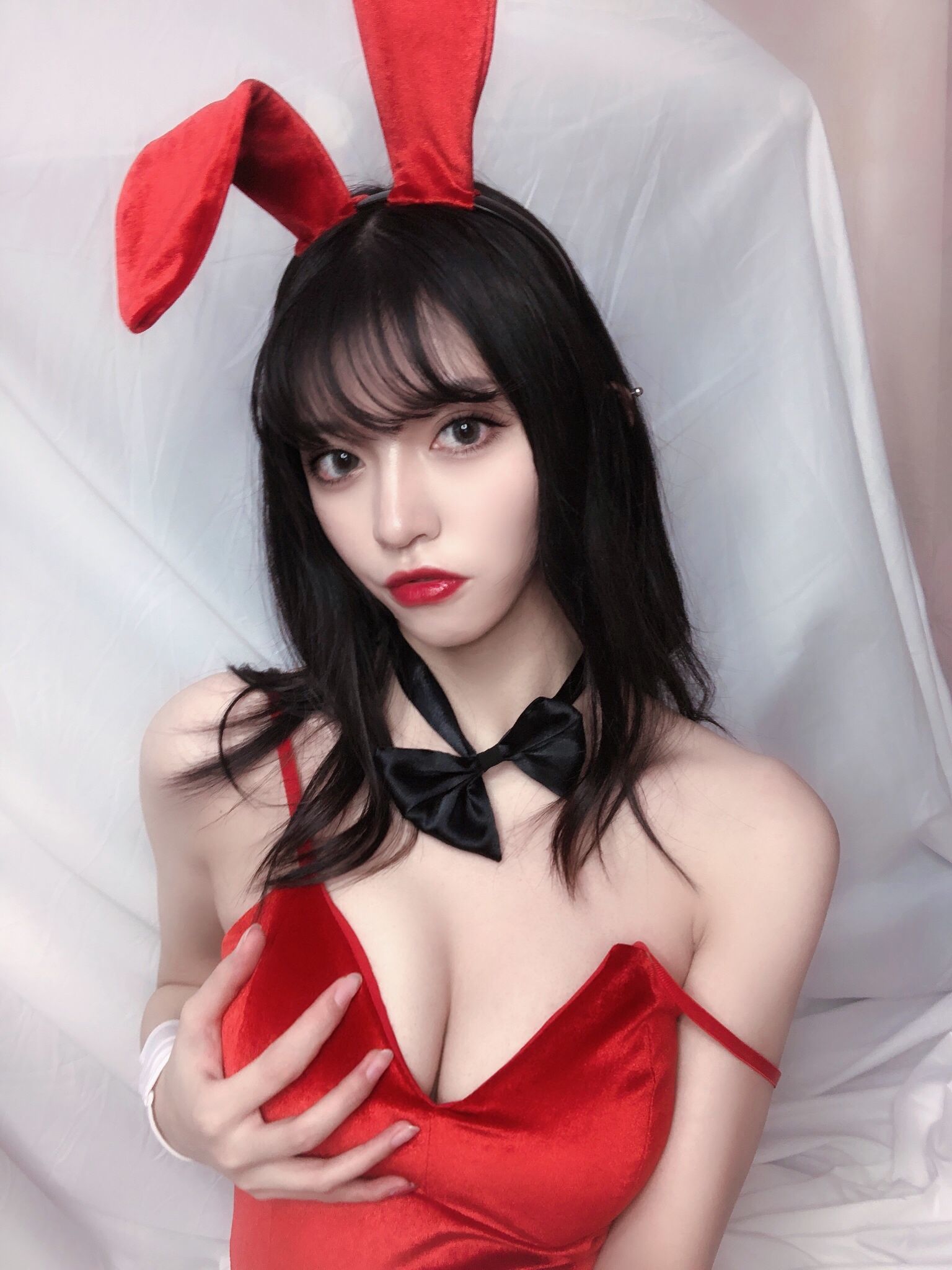 图片[6] - 銘銘Kizami 红丝绒兔女郎 [64P] - 机器猫次元 - 机器猫次元