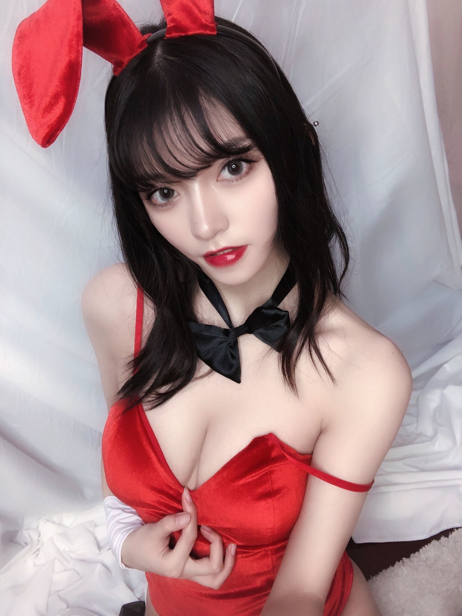 图片[5] - 銘銘Kizami 红丝绒兔女郎 [64P] - 机器猫次元 - 机器猫次元