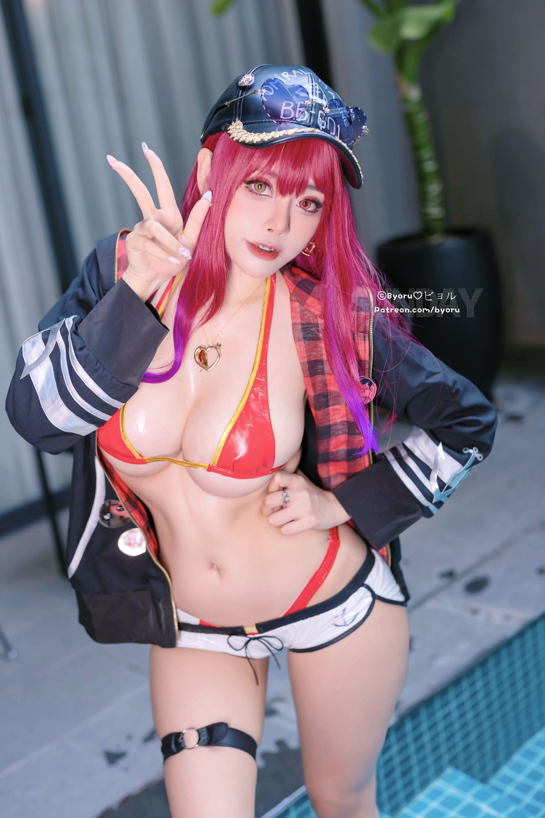 图片[2] - Byoru - Houshou Marine Hololive Summer [28P] - 机器猫次元 - 机器猫次元