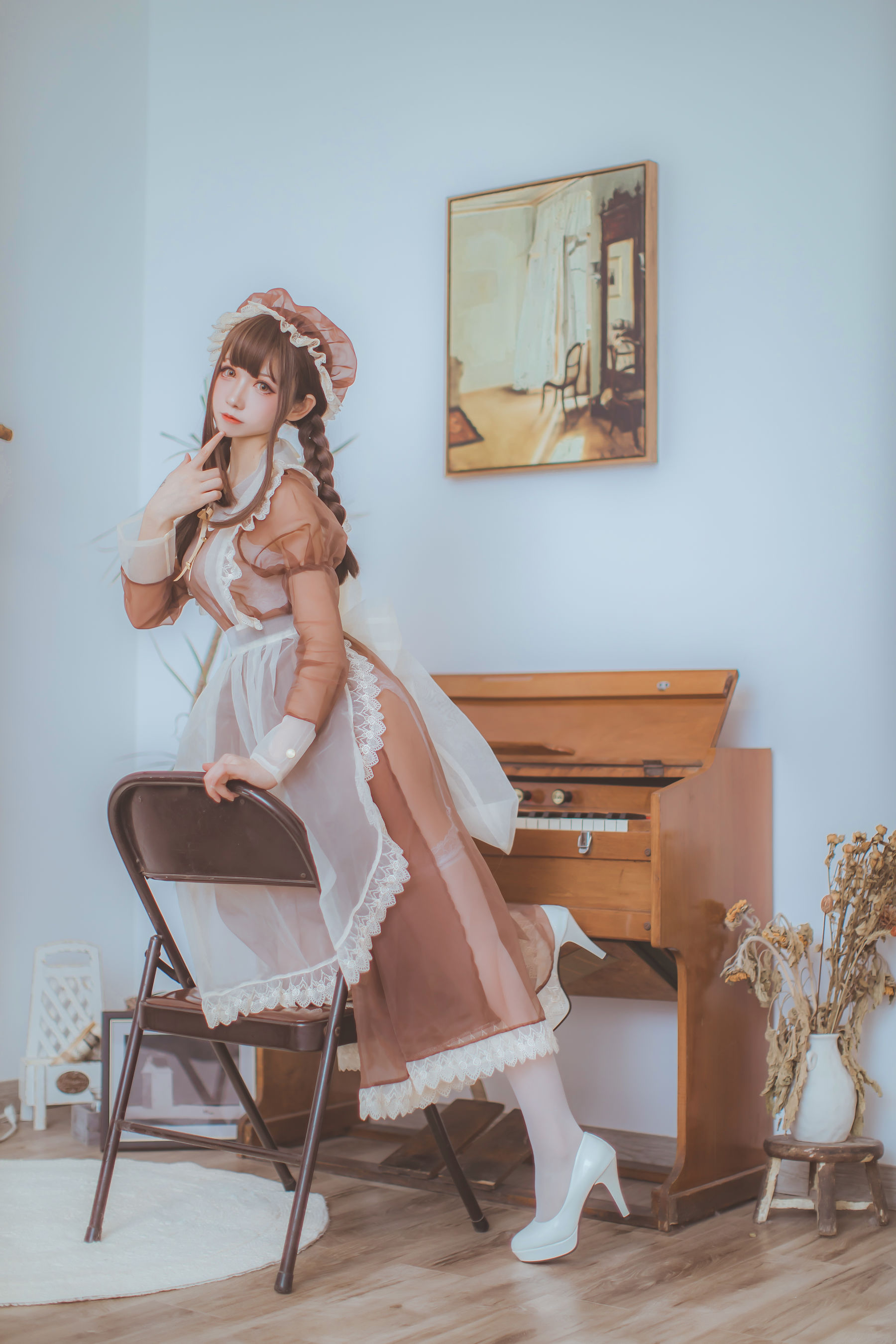 图片[2] - Coser衣衣 - 透明女仆 [31P] - 机器猫次元 - 机器猫次元