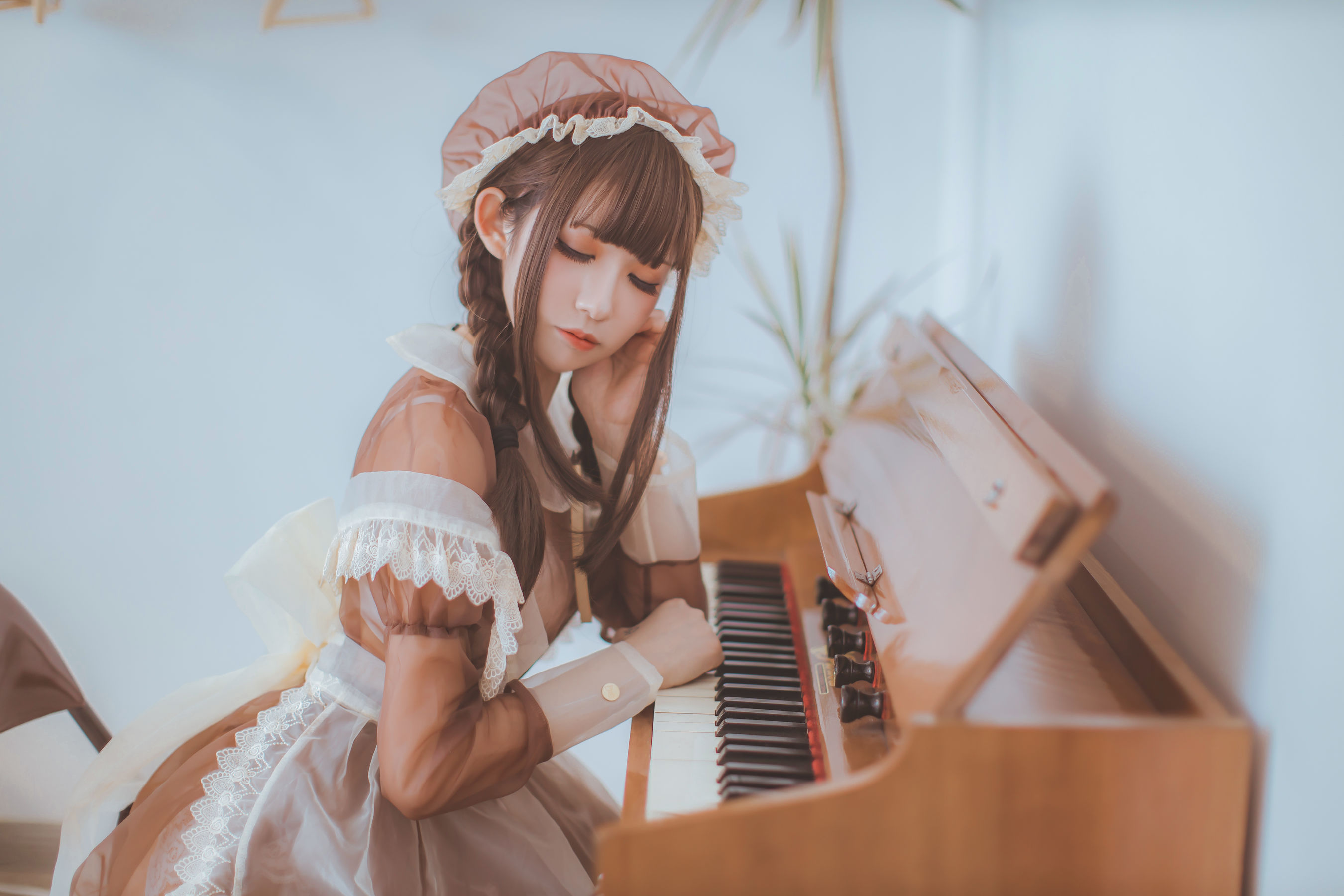图片[1] - Coser衣衣 - 透明女仆 [31P] - 机器猫次元 - 机器猫次元