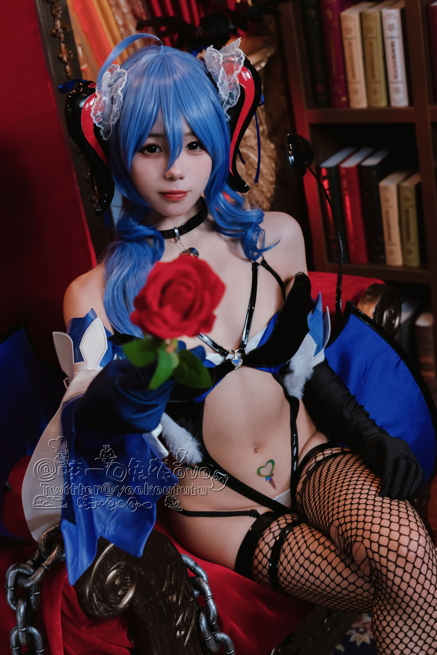 图片[3] - 咬一口兔娘 - 甘雨魅魔 [40P] - 机器猫次元 - 机器猫次元