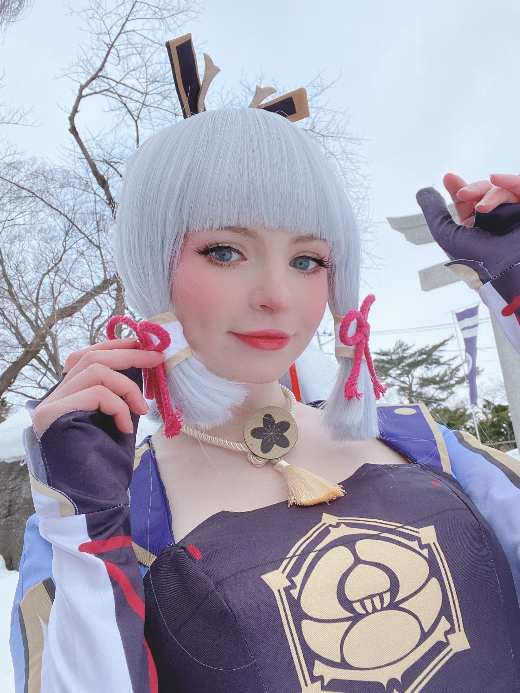 图片[1] - Peach milky - Ayaka genshin impact [47P] - 机器猫次元 - 机器猫次元