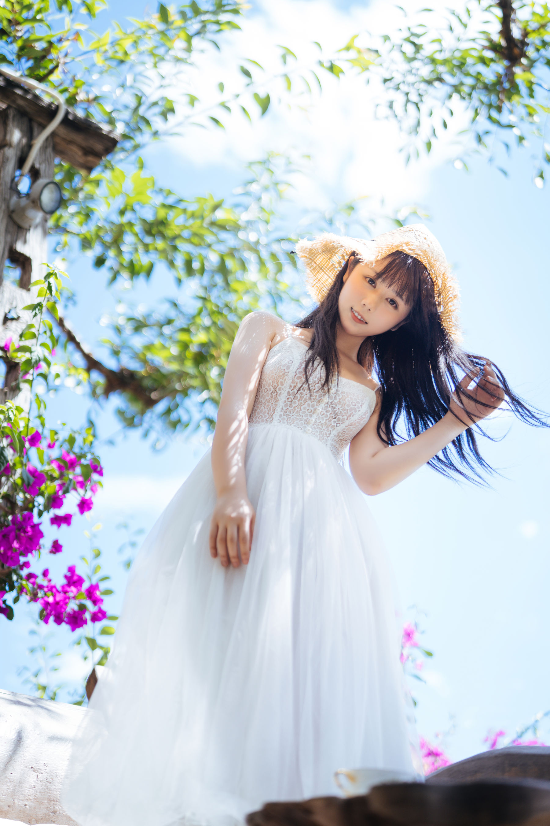 图片[4] - 镜酱 - 静夏之白裙少女 [50P] - 机器猫次元 - 机器猫次元